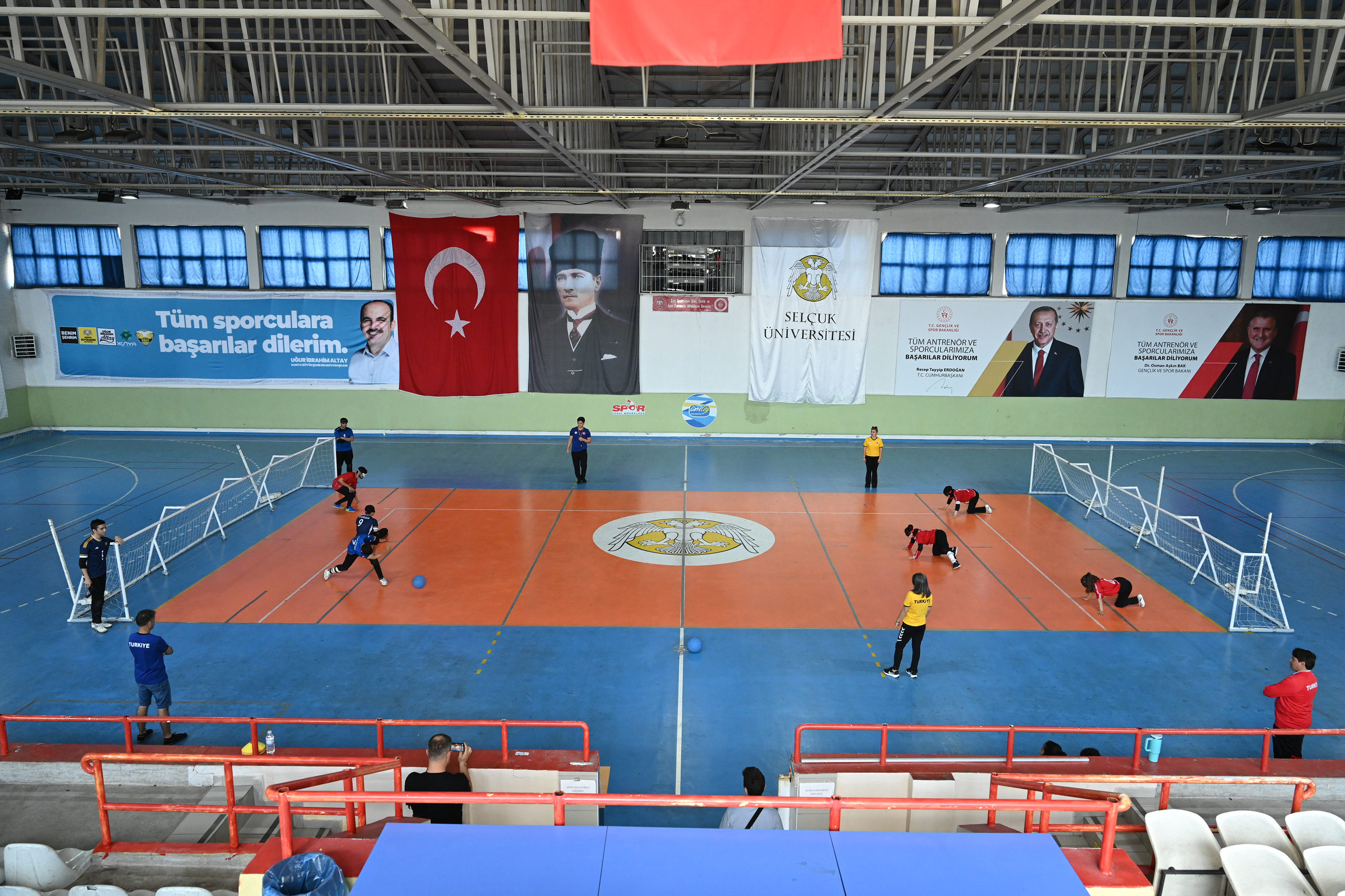 KONYA BÜYÜKŞEHİR, GENÇ GOALBALL MİLLİ TAKIMININ AVRUPA ŞAMPİYONASI KAMPI’NA EV SAHİPLİĞİ YAPTI