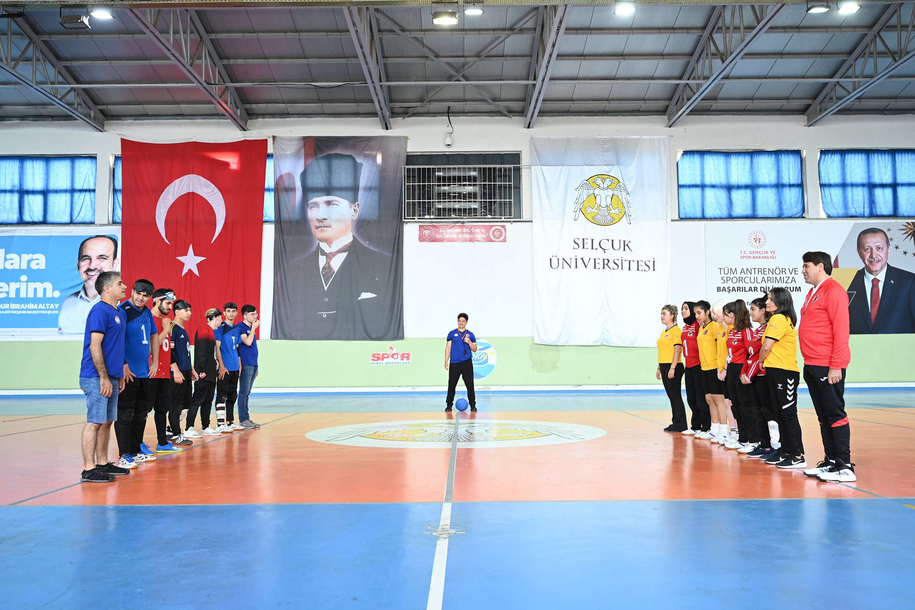 KONYA BÜYÜKŞEHİR, GENÇ GOALBALL MİLLİ TAKIMININ AVRUPA ŞAMPİYONASI KAMPI’NA EV SAHİPLİĞİ YAPTI