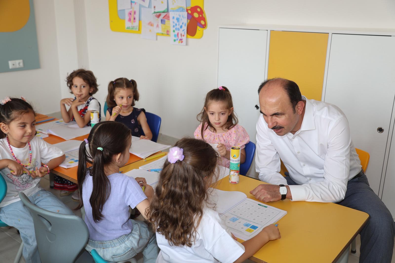 BAŞKAN ALTAY YAZ KUR’AN KURSU ÖĞRENCİLERİYLE BULUŞTU