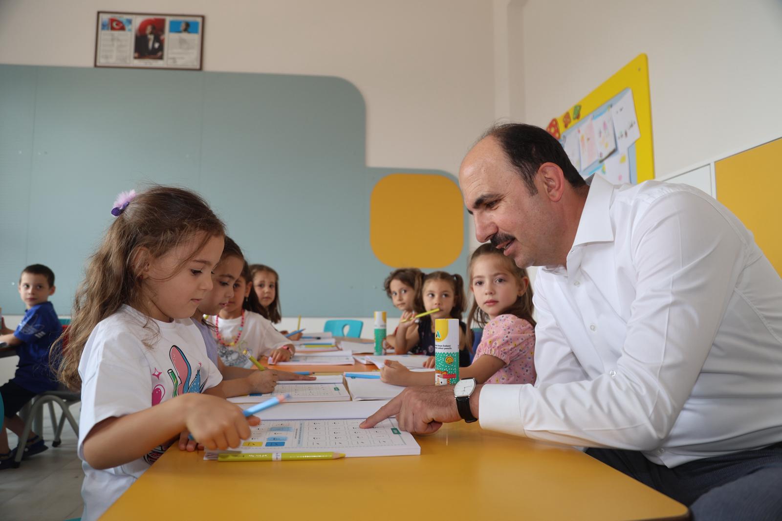 BAŞKAN ALTAY YAZ KUR’AN KURSU ÖĞRENCİLERİYLE BULUŞTU