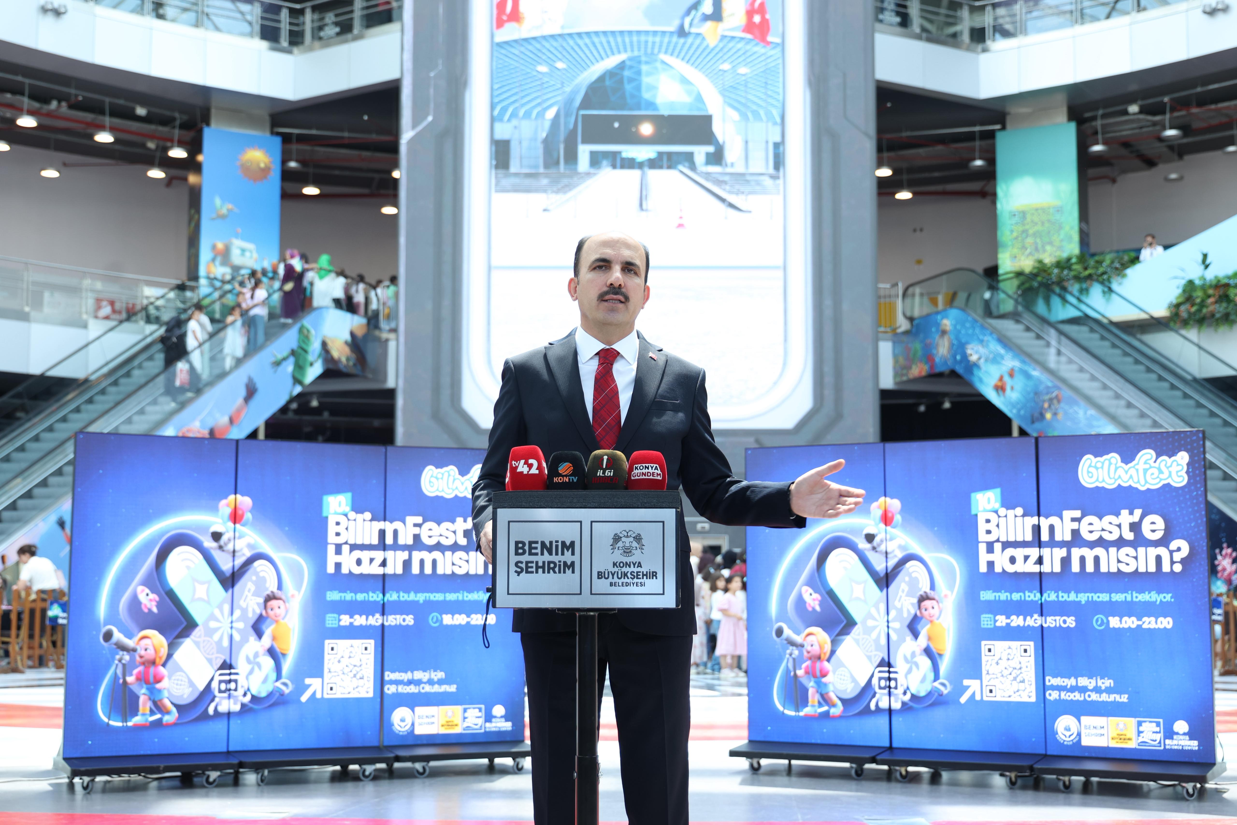 BAŞKAN ALTAY TÜM TÜRKİYE’Yİ 10. KONYA BİLİM FESTİVALİ’NE DAVET ETTİ