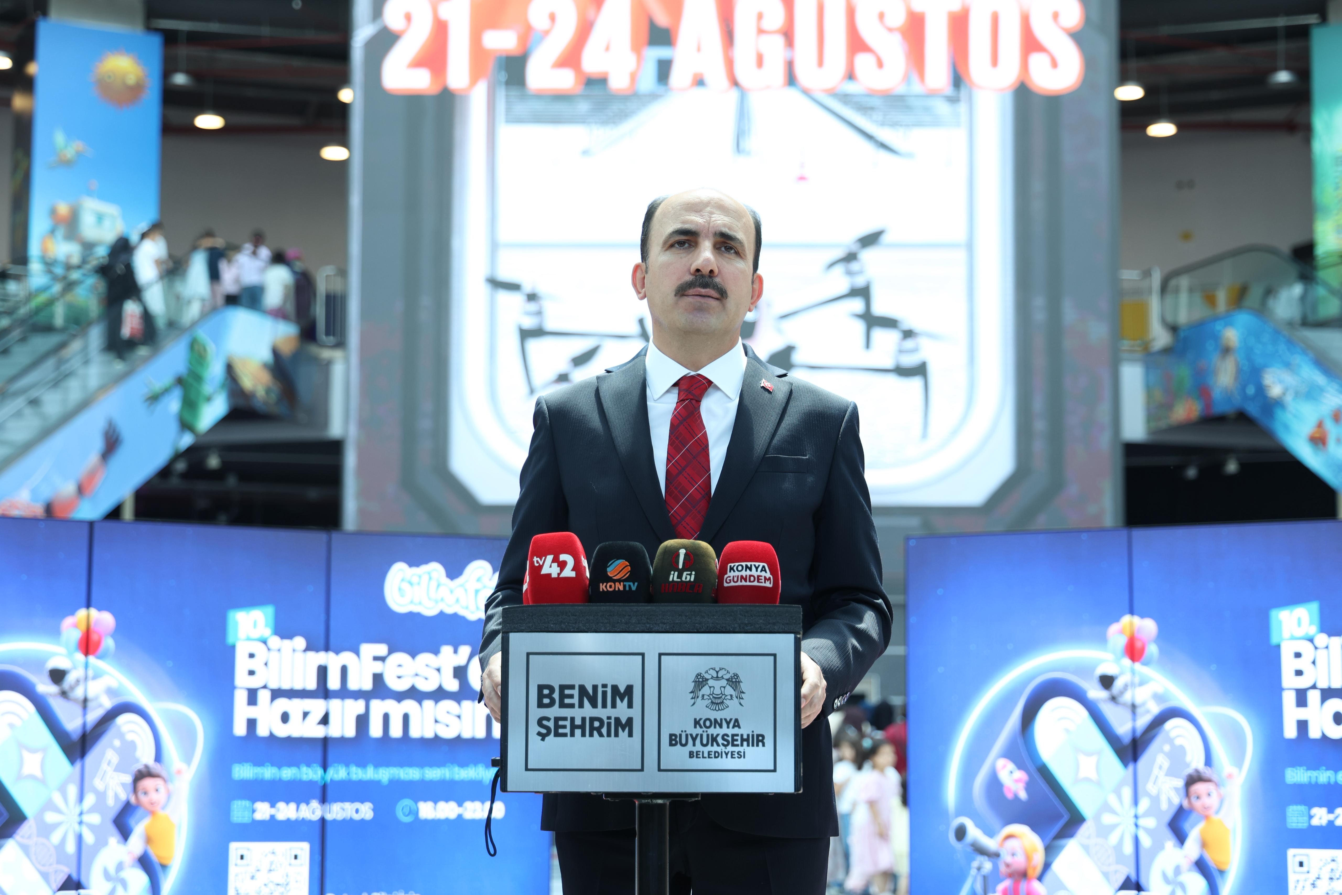 BAŞKAN ALTAY TÜM TÜRKİYE’Yİ 10. KONYA BİLİM FESTİVALİ’NE DAVET ETTİ