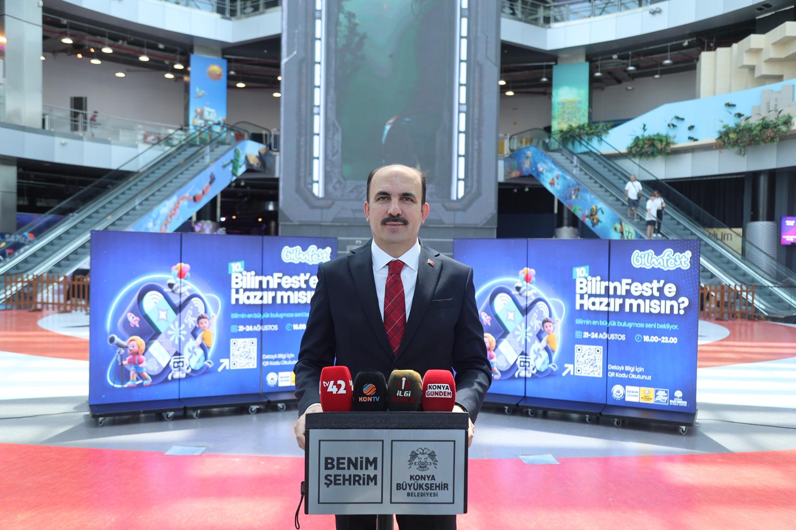 BAŞKAN ALTAY TÜM TÜRKİYE’Yİ 10. KONYA BİLİM FESTİVALİ’NE DAVET ETTİ