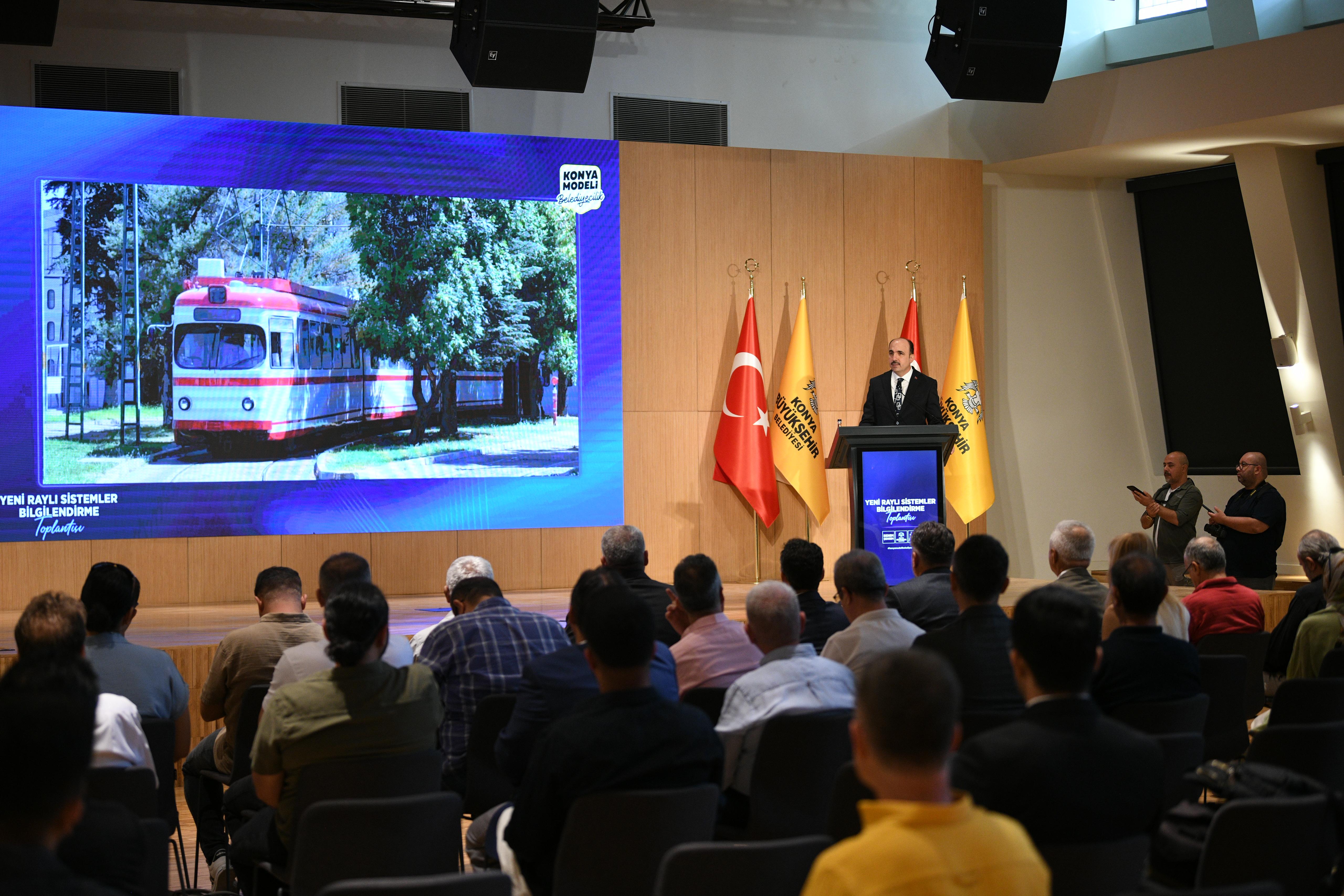 BAŞKAN ALTAY: “ŞEHRİMİZ KUZEYDEN GÜNEYE, DOĞUDAN BATIYA RAYLI SİSTEMLERLE DONATILACAK”