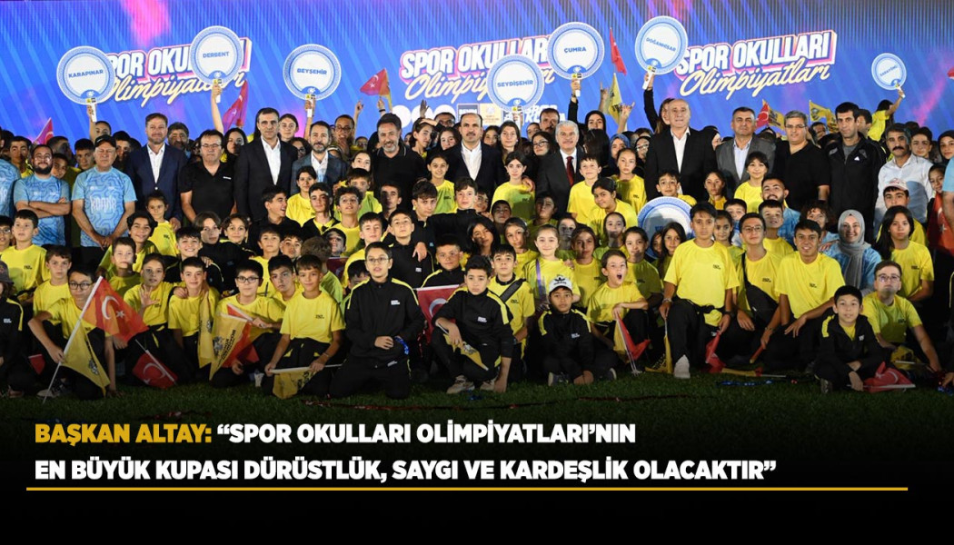 KONYA BÜYÜKŞEHİR’DEN BİR İLK DAHA: “SPOR OKULLARI OLİMPİYATLARI”