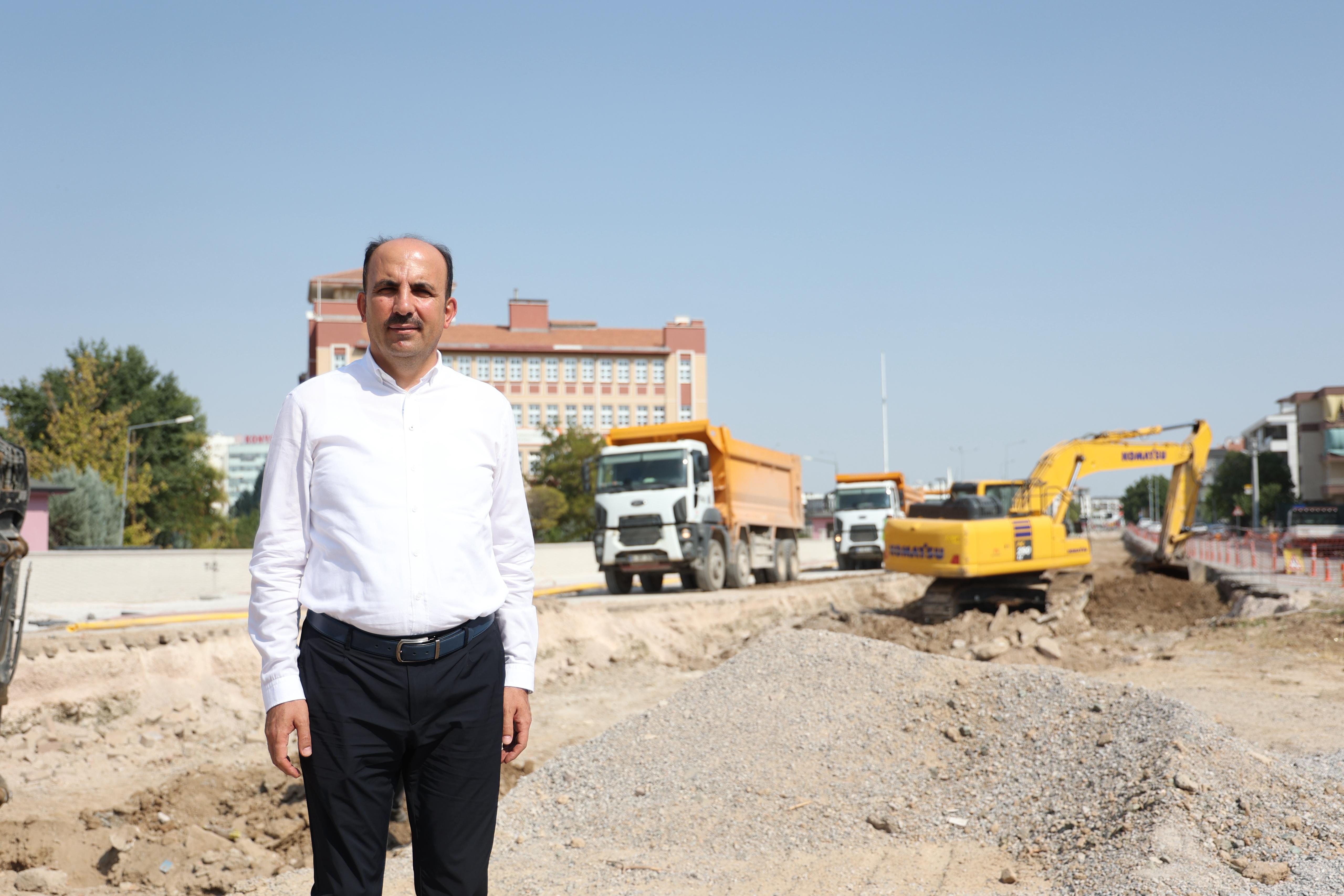 BAŞKAN ALTAY: “ADLİYE – ŞEHİR HASTANESİ RAYLI SİSTEM BAĞLANTISINI YIL SONUNDAN ÖNCE TAMAMLAYACAĞIZ”