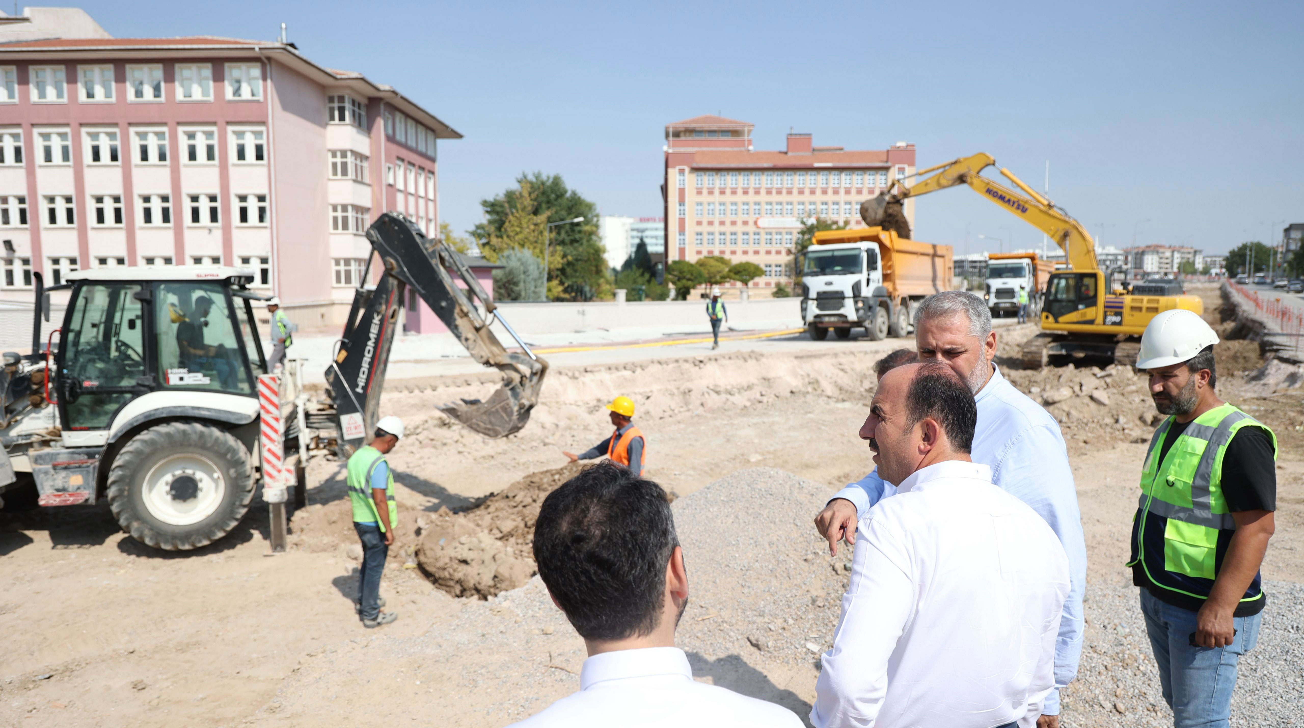 BAŞKAN ALTAY: “ADLİYE – ŞEHİR HASTANESİ RAYLI SİSTEM BAĞLANTISINI YIL SONUNDAN ÖNCE TAMAMLAYACAĞIZ”