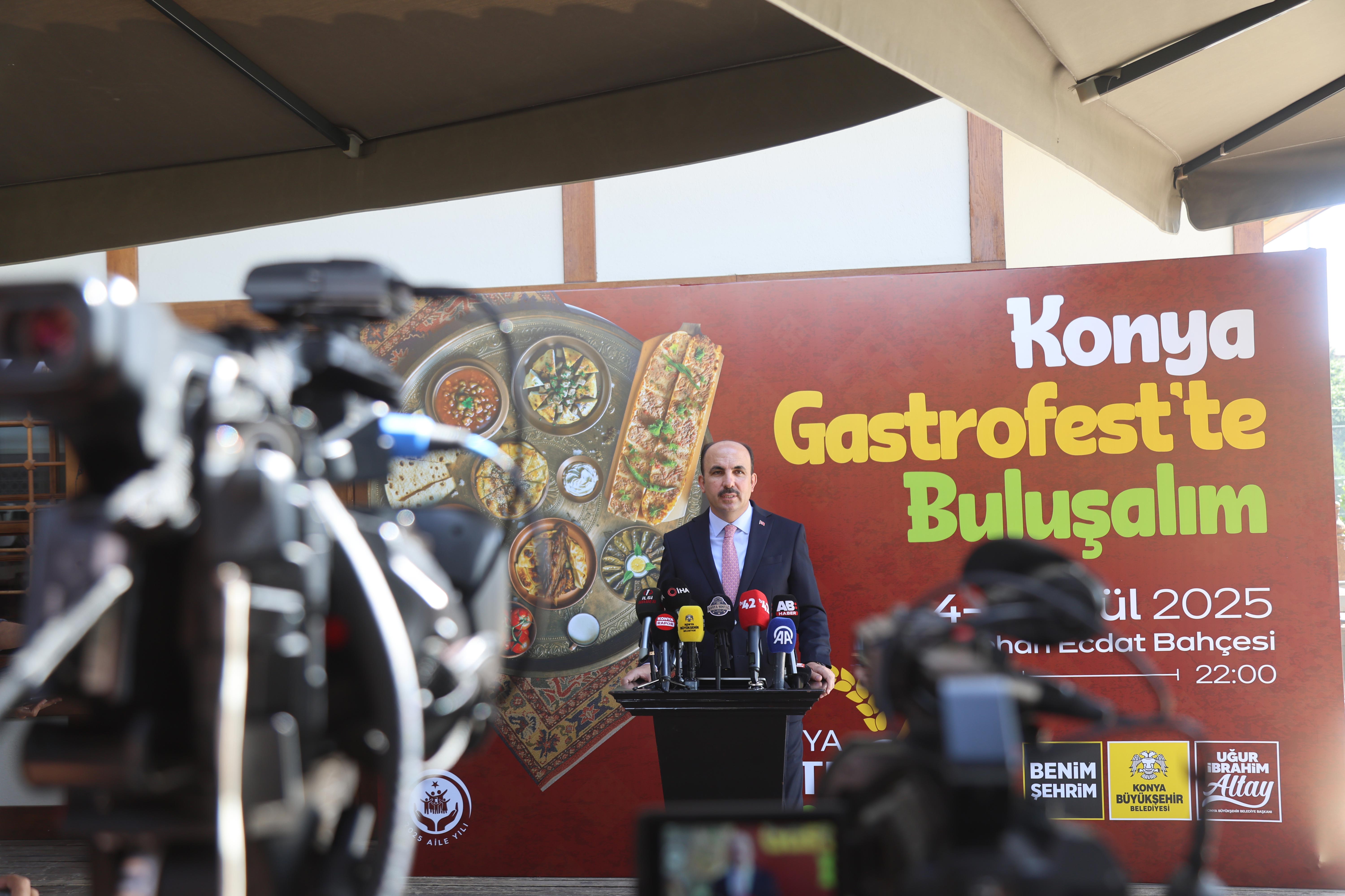 BAŞKAN ALTAY HERKESİ “KONYA GASTROFEST”E DAVET ETTİ