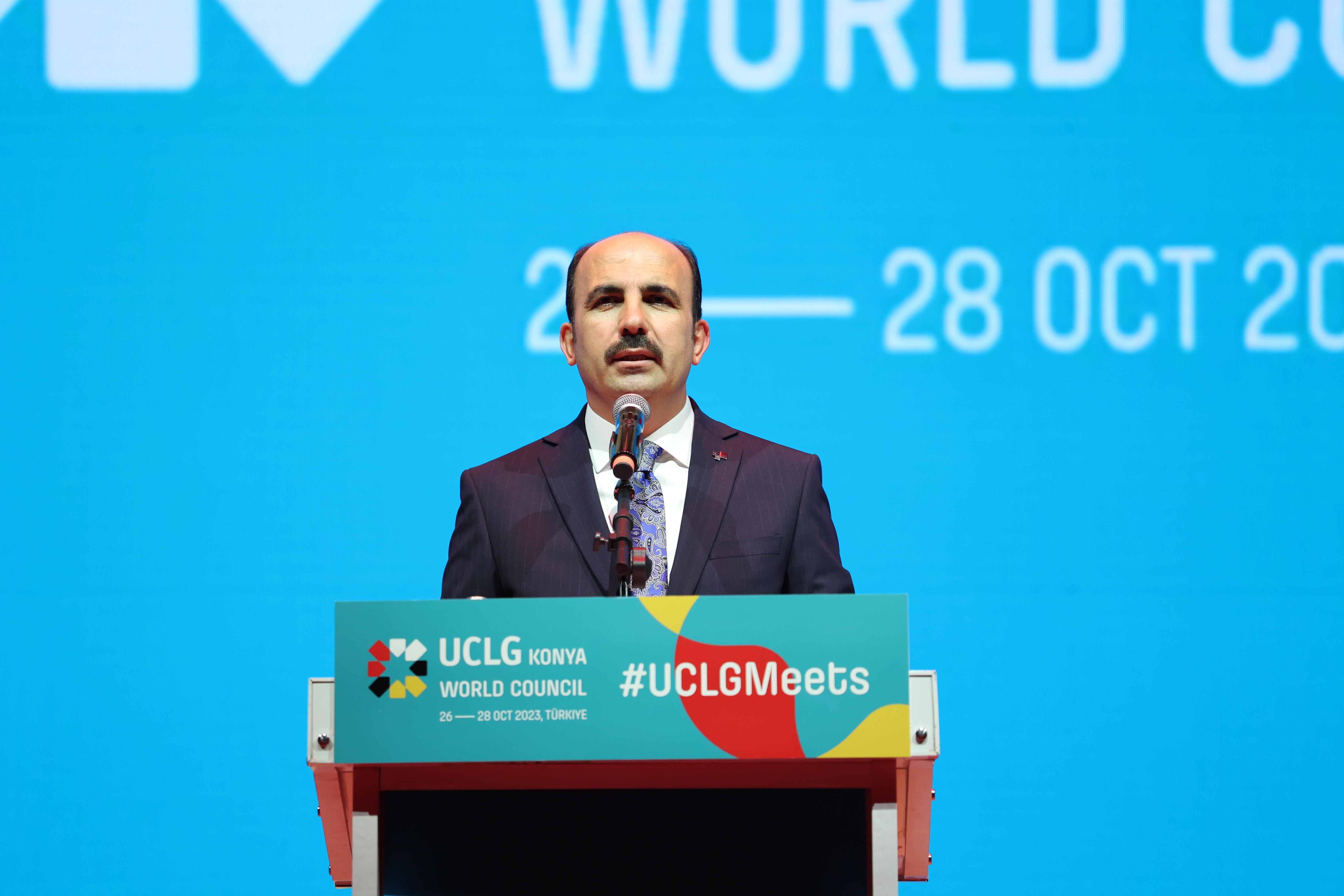 UCLG BAŞKANI ALTAY’DAN ULUSLARARASI KAMUOYUNA ÇAĞRI