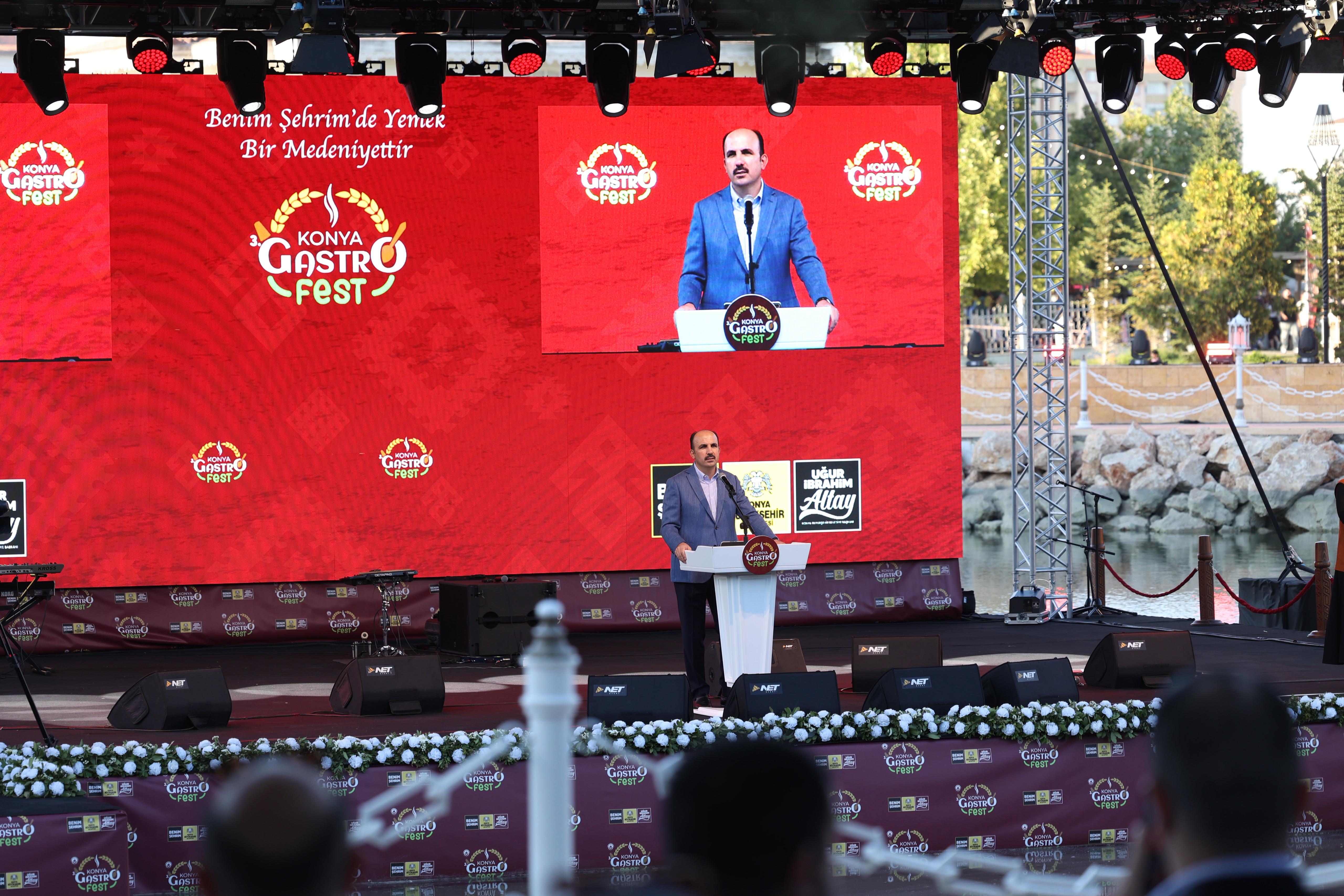 3. KONYA GASTRONOMİ FESTİVALİ BÜYÜK BİR COŞKUYLA BAŞLADI