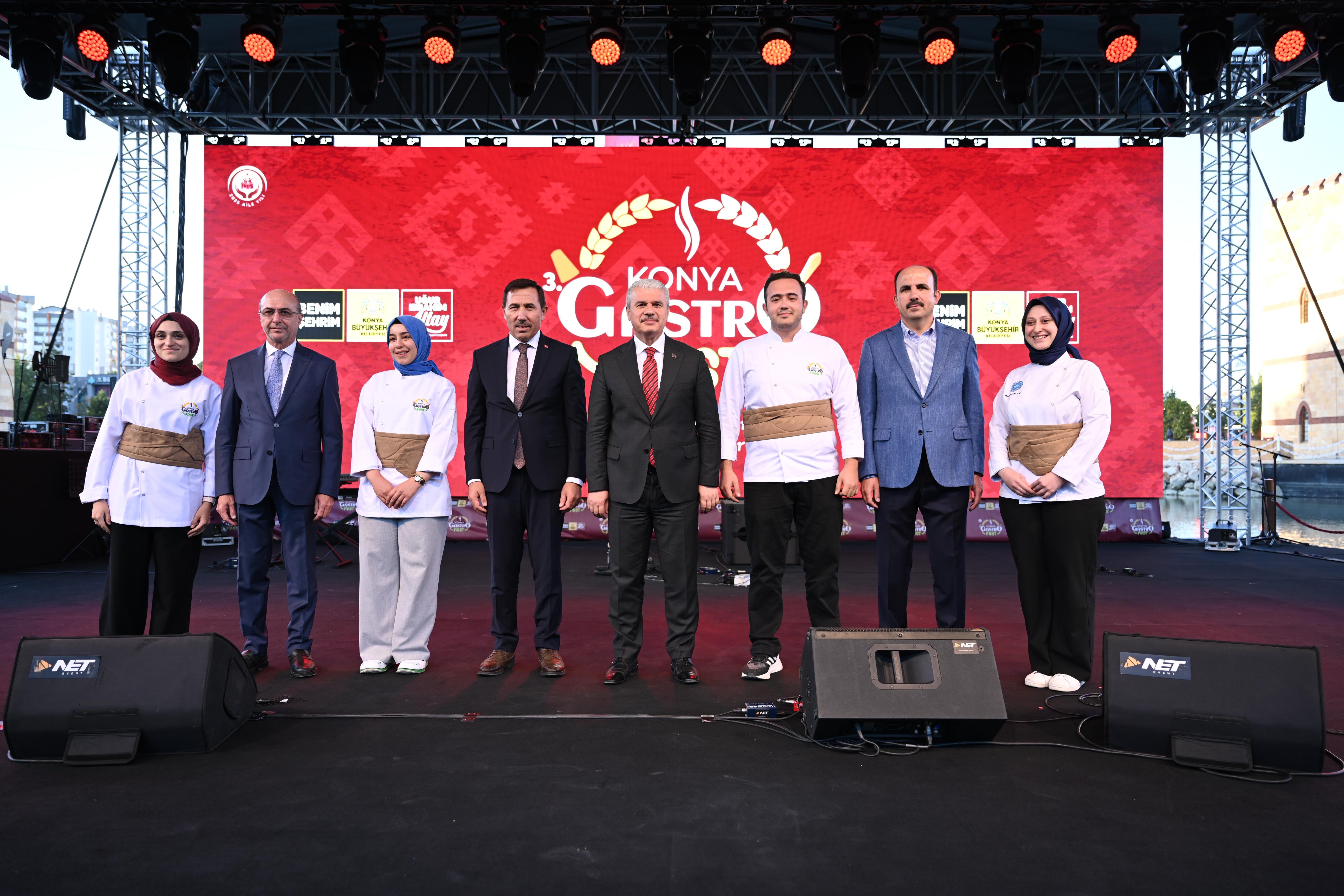 3. KONYA GASTRONOMİ FESTİVALİ BÜYÜK BİR COŞKUYLA BAŞLADI