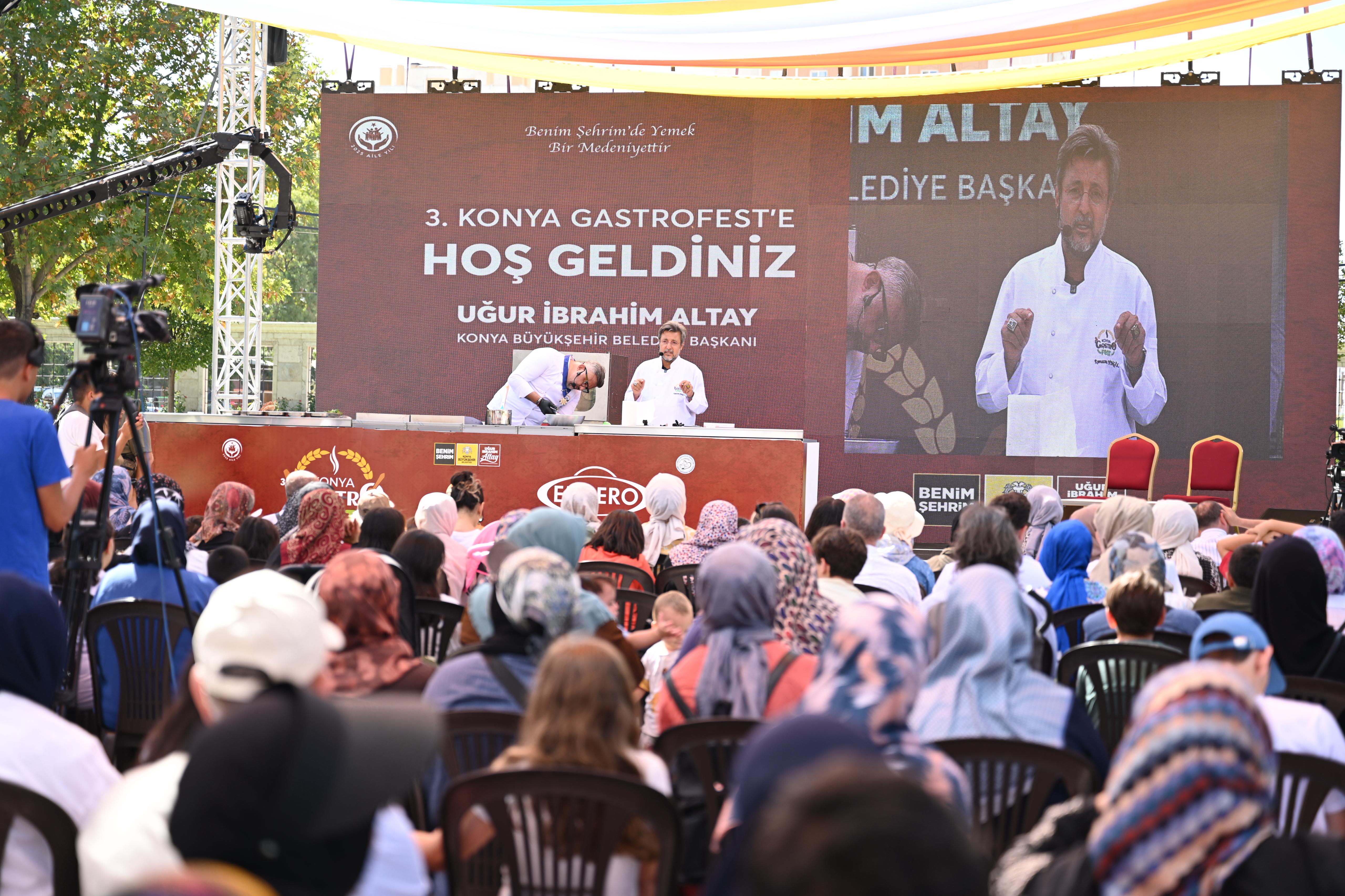 Haberler: 3. KONYA GASTRONOMİ FESTİVALİ BÜYÜK BİR COŞKUYLA BAŞLADI