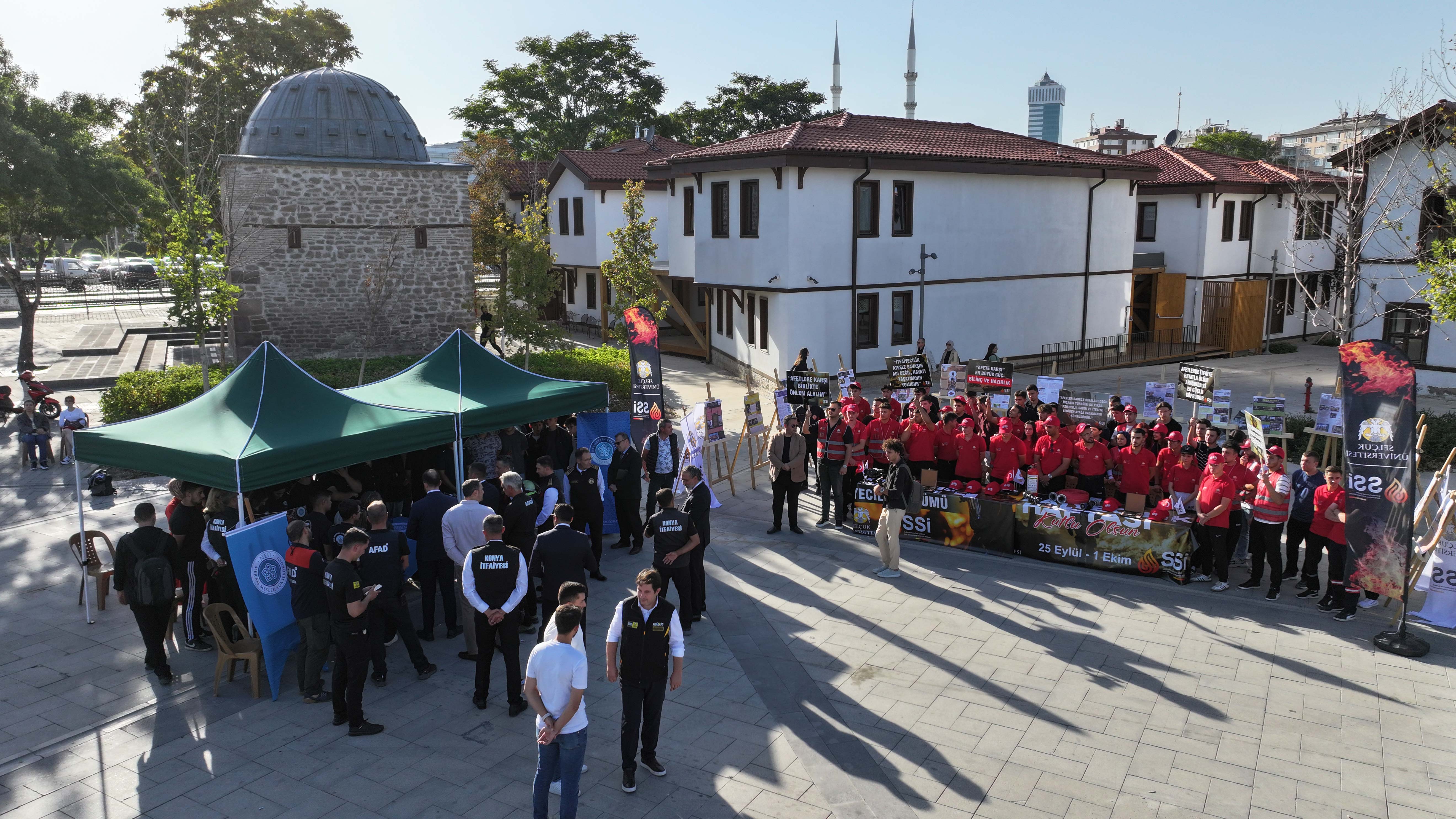 KONYA BÜYÜKŞEHİR’DEN İTFAİYE HAFTASI’NDA “FARKINDALIK” ETKİNLİĞİ