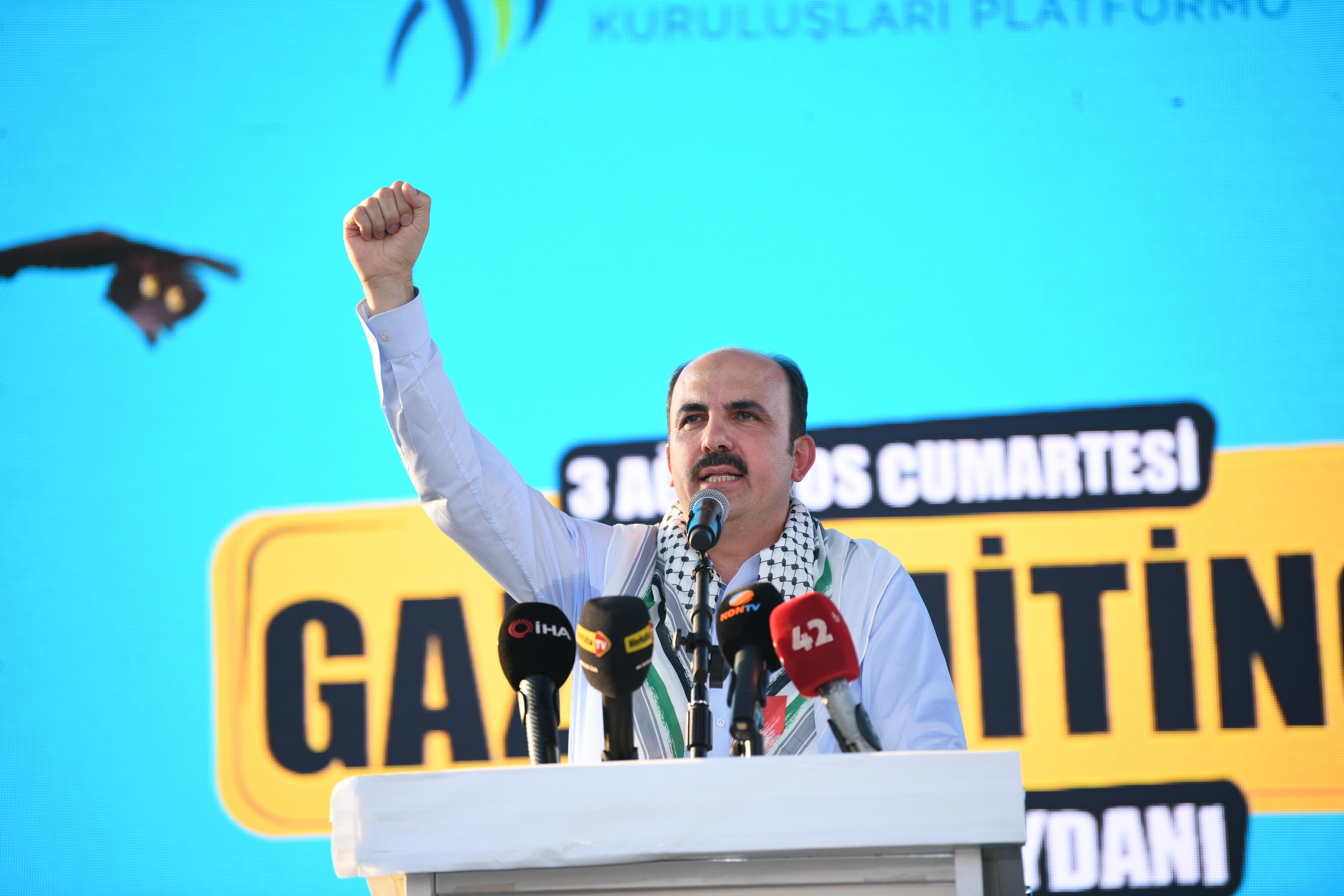BAŞKAN ALTAY KATİL İSRAİL’İN GAZZE SOYKIRIMININ 2. YILINDA YENİ BİR SEFERBERLİK ÇAĞRISI YAPTI