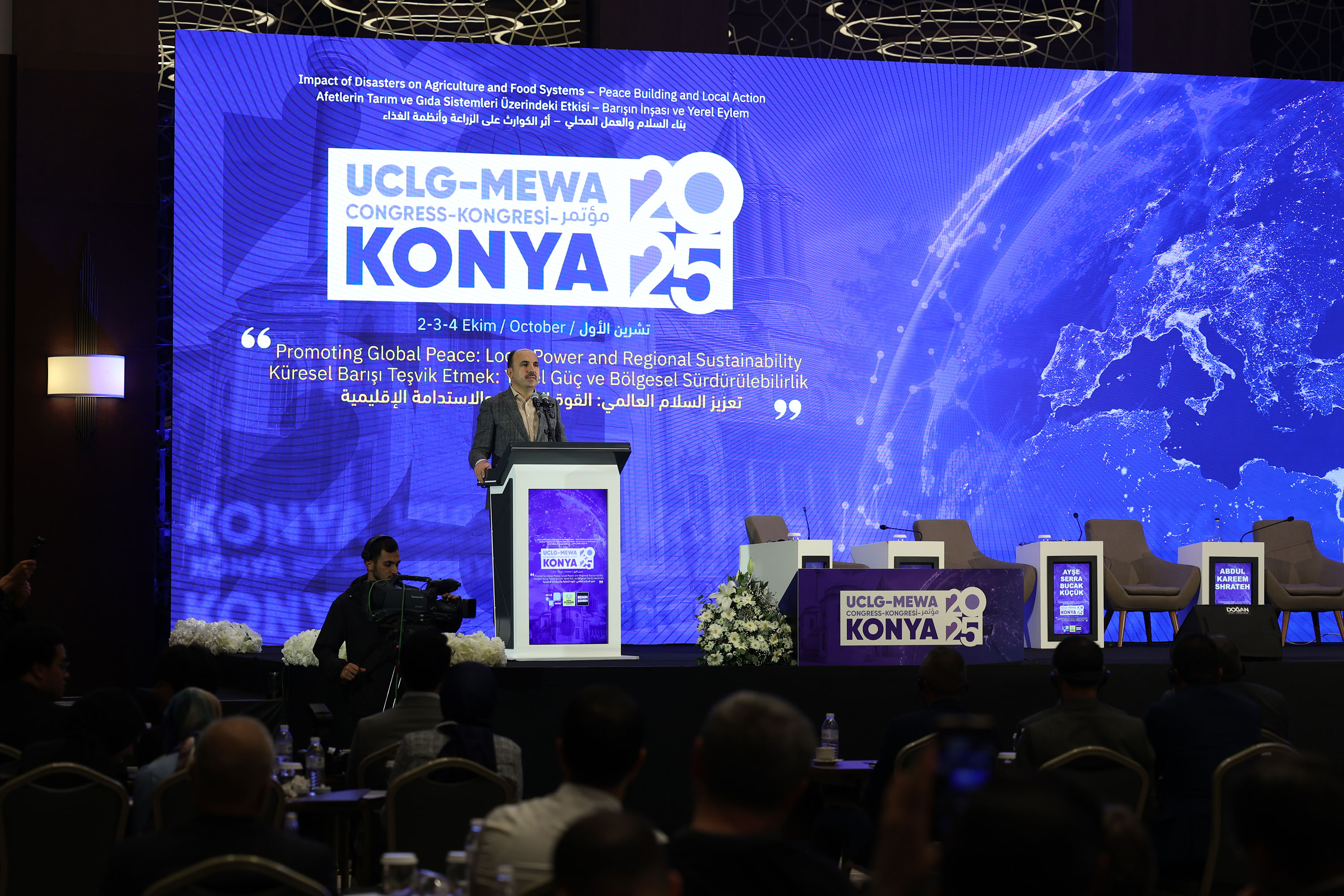 UCLG-MEWA KONGRESİ’NİN KAPANIŞINDA KONUŞAN UCLG BAŞKANI ALTAY: “TARİHİ BİR KONGREYE EV SAHİPLİĞİ YAPTIK”