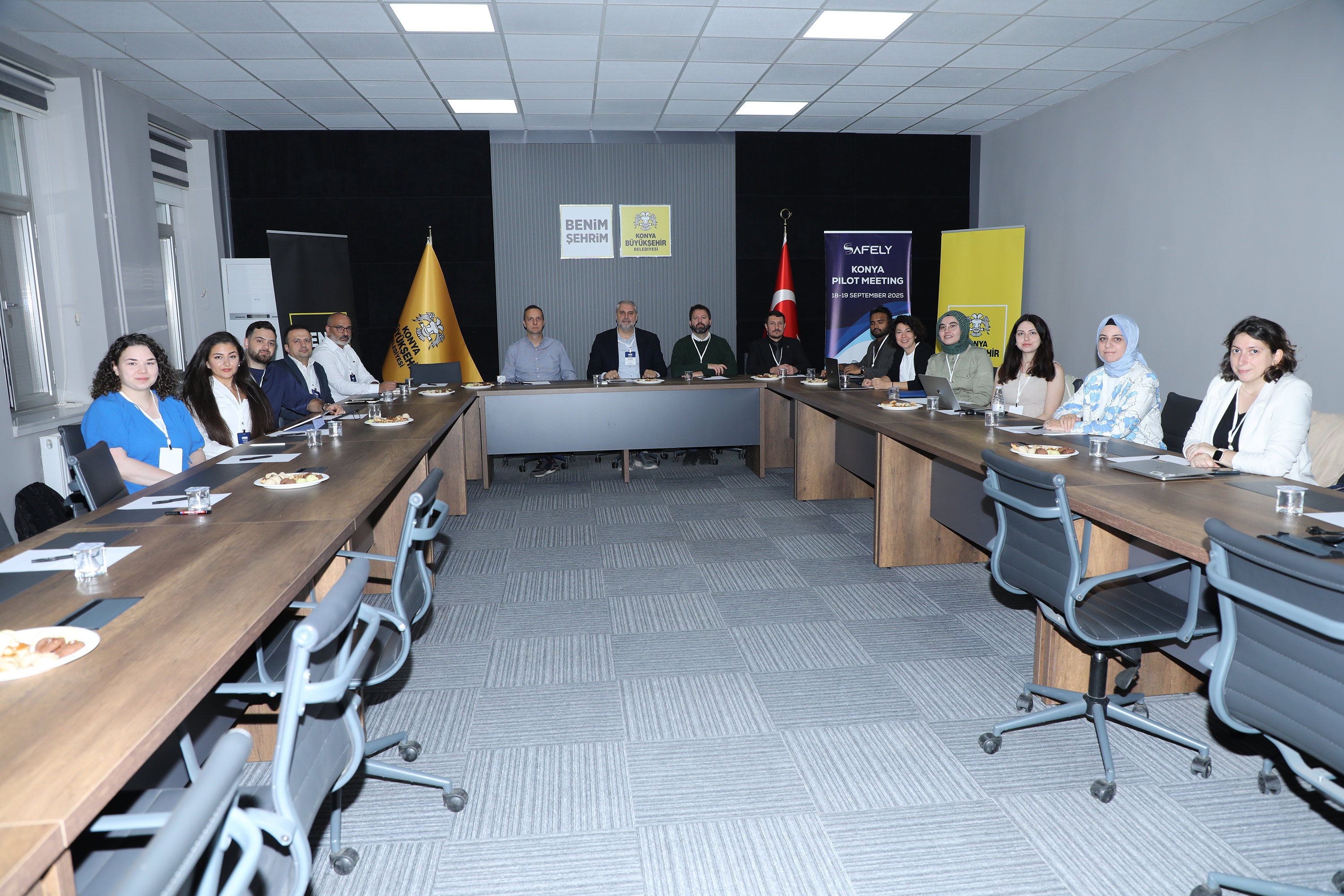 KONYA BÜYÜKŞEHİR, SAFELY PROJESİ PİLOT TOPLANTISINA EV SAHİPLİĞİ YAPTI