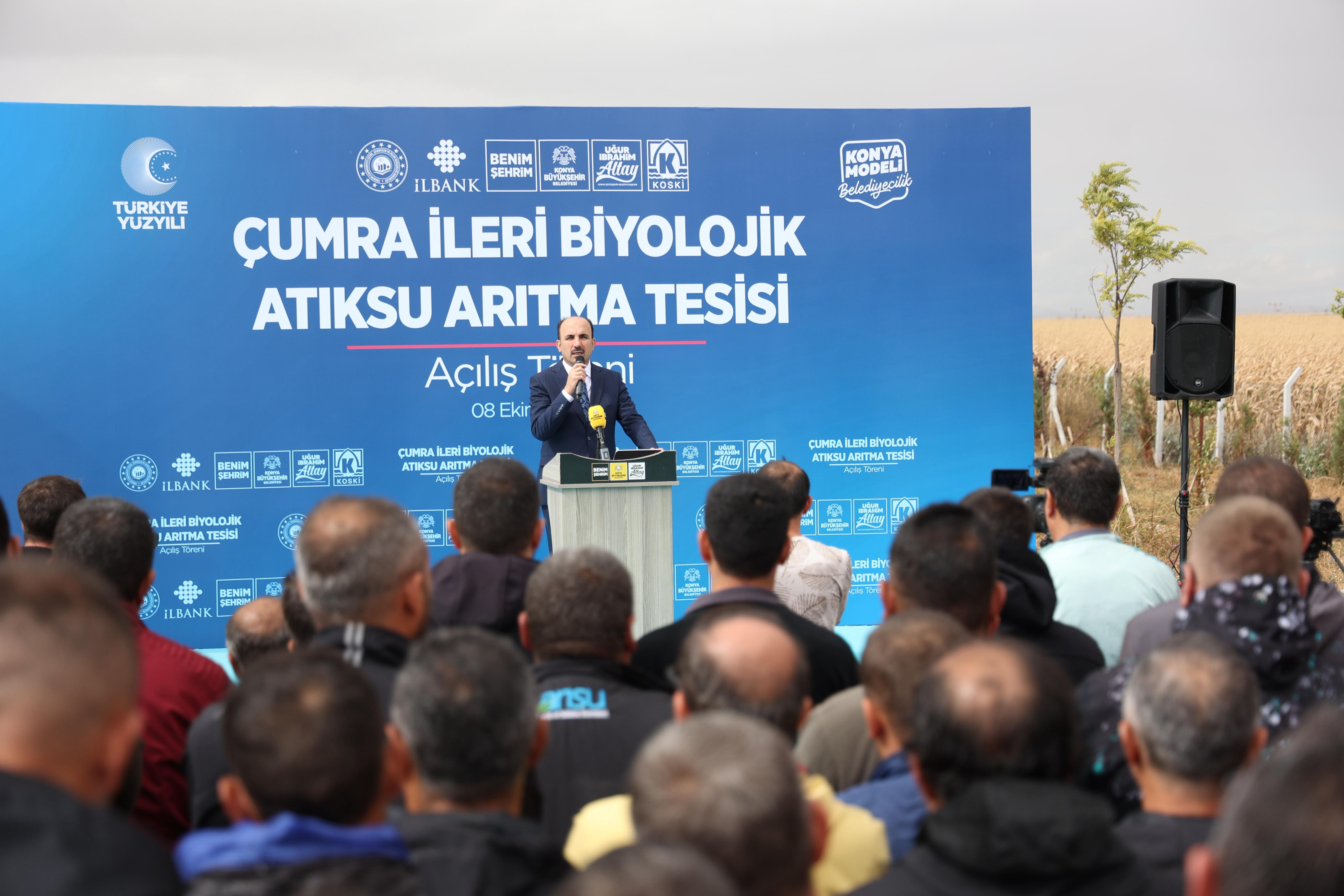 KONYA BÜYÜKŞEHİR’DEN ÇUMRA’YA 510 MİLYON LİRALIK DEV ÇEVRECİ YATIRIM