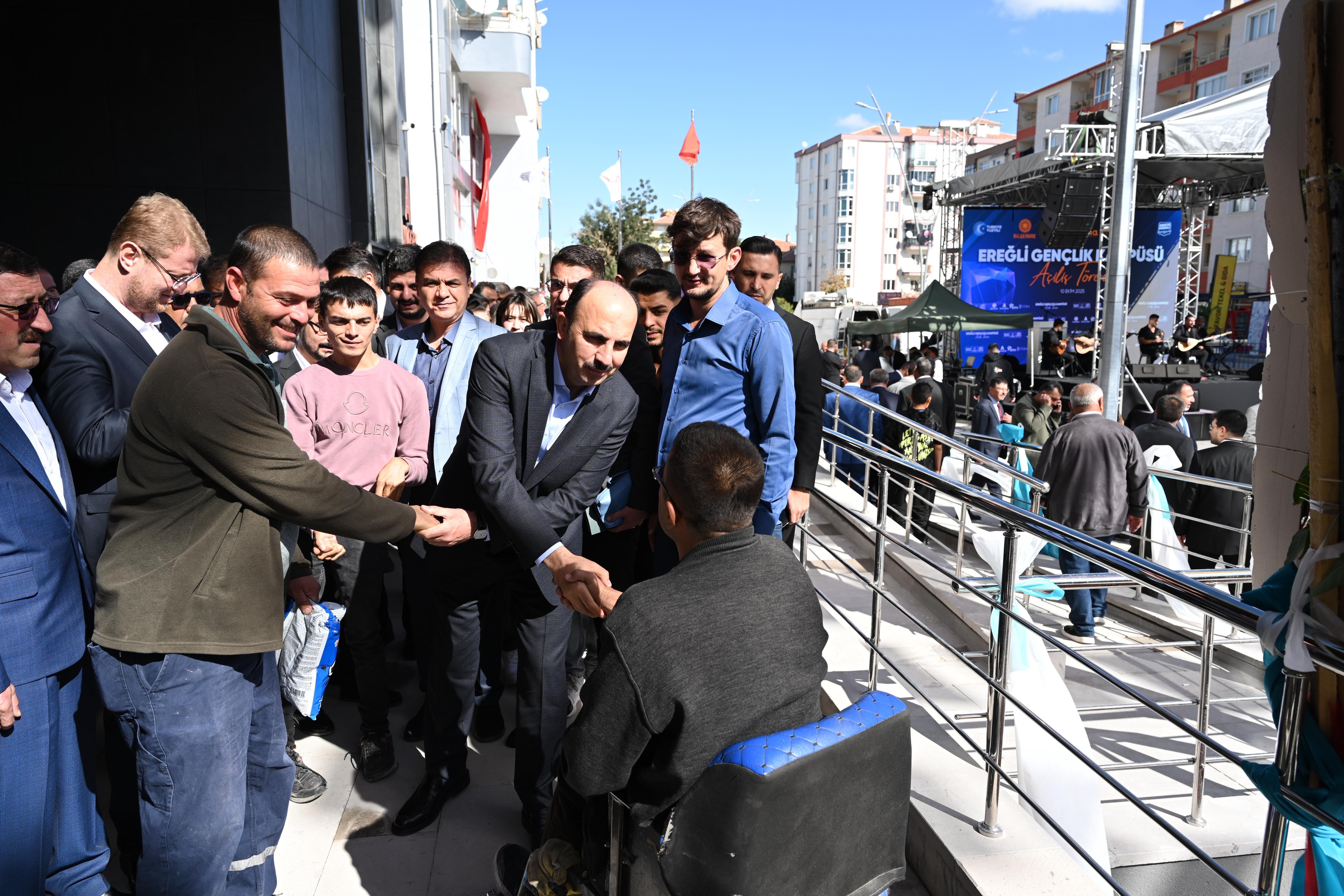 BÜYÜKŞEHİR KONYA’NIN EN BÜYÜK GENÇLİK KAMPÜSÜ’NÜ EREĞLİ’DE AÇTI