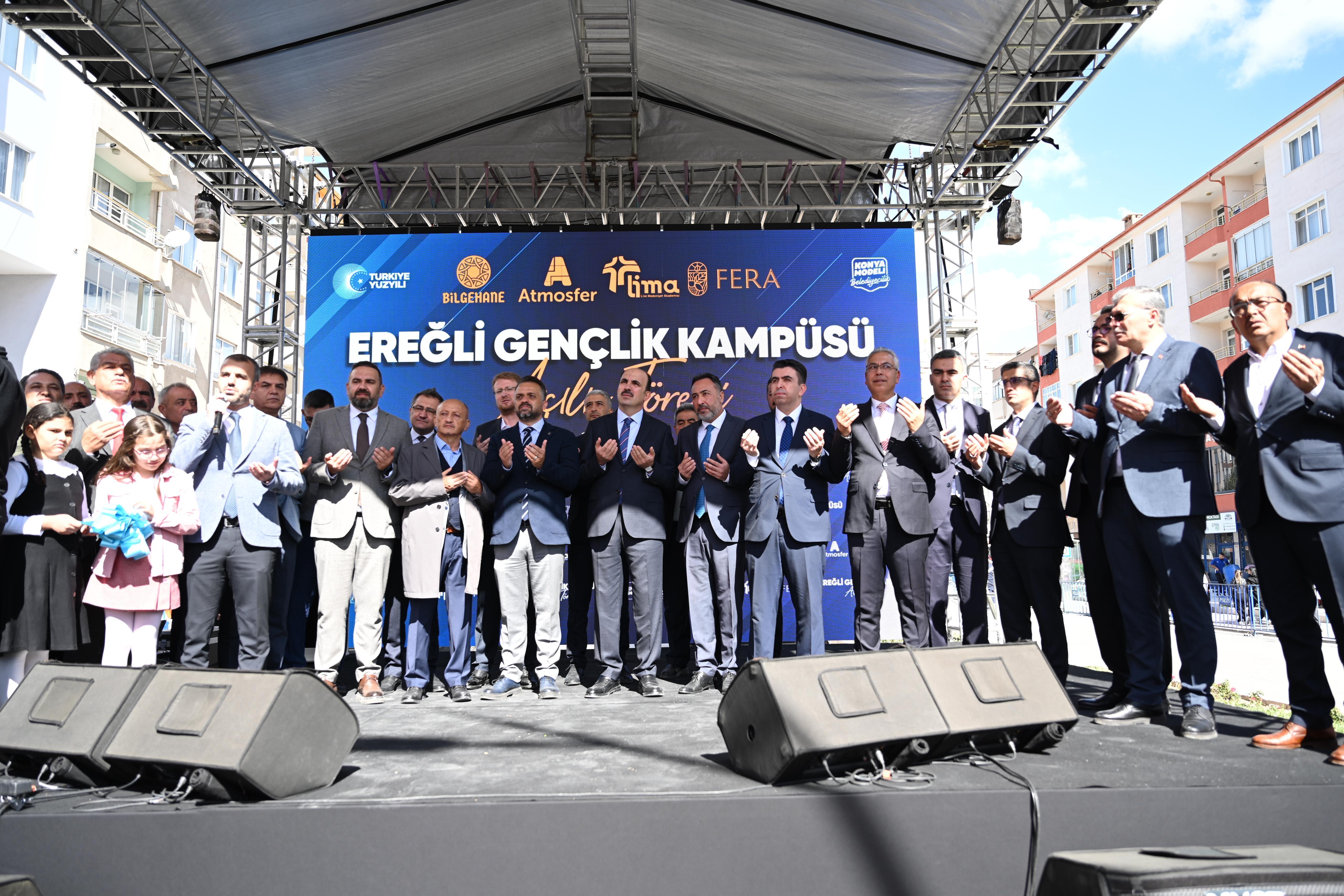 BÜYÜKŞEHİR KONYA’NIN EN BÜYÜK GENÇLİK KAMPÜSÜ’NÜ EREĞLİ’DE AÇTI