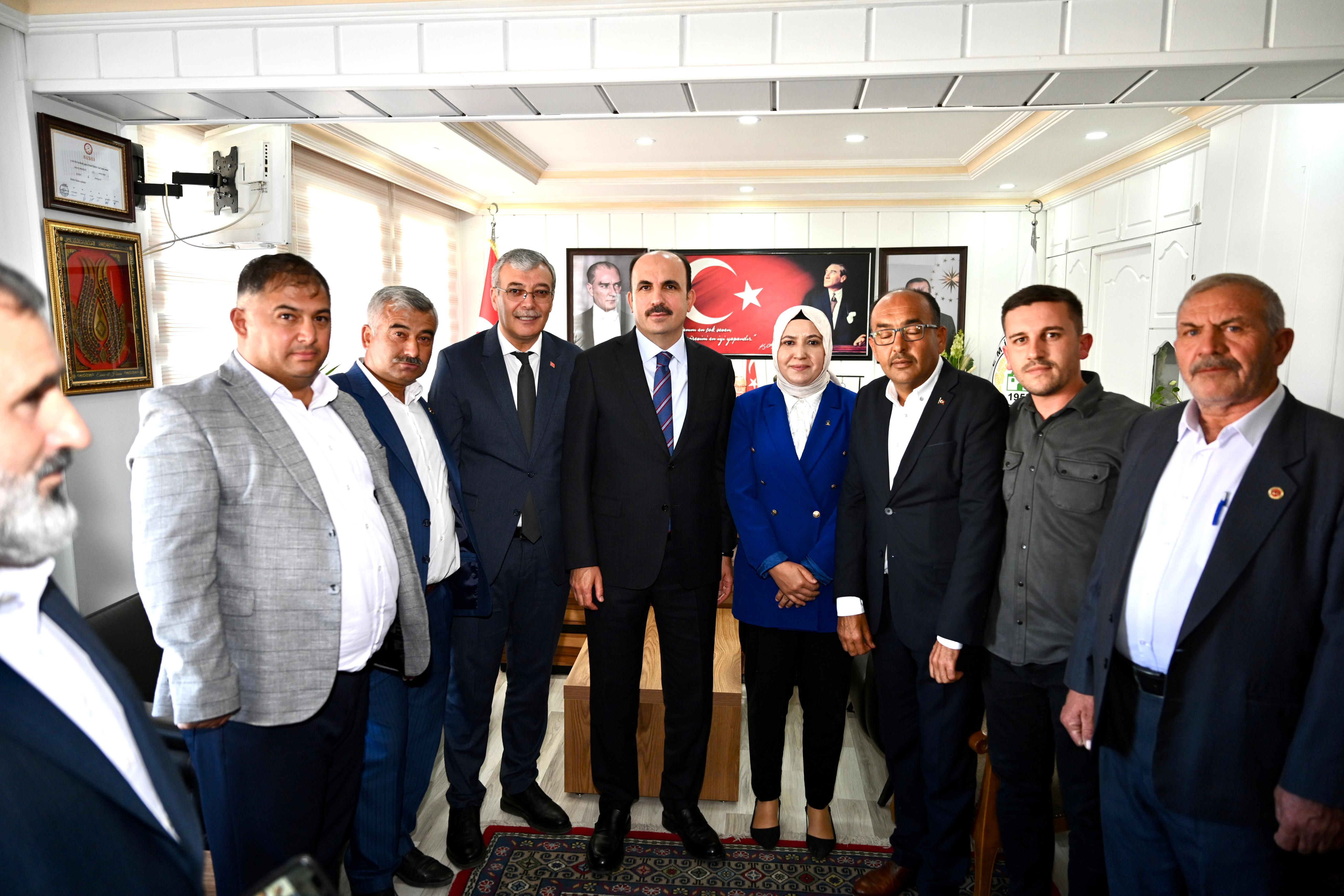 BAŞKAN ALTAY HALKAPINAR VE EMİRGAZİ’DE VATANDAŞLARLA BULUŞTU