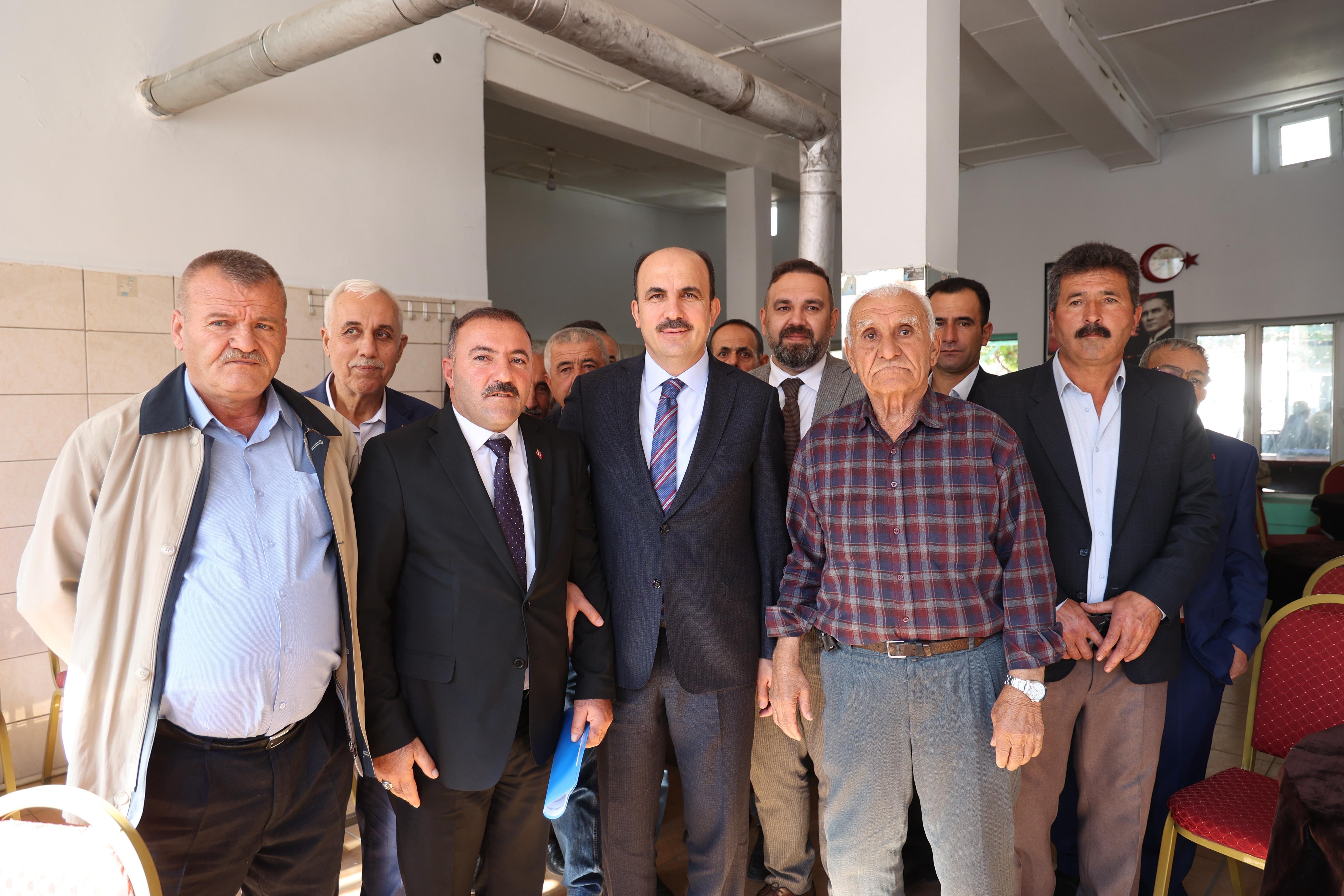 BAŞKAN ALTAY HALKAPINAR VE EMİRGAZİ’DE VATANDAŞLARLA BULUŞTU