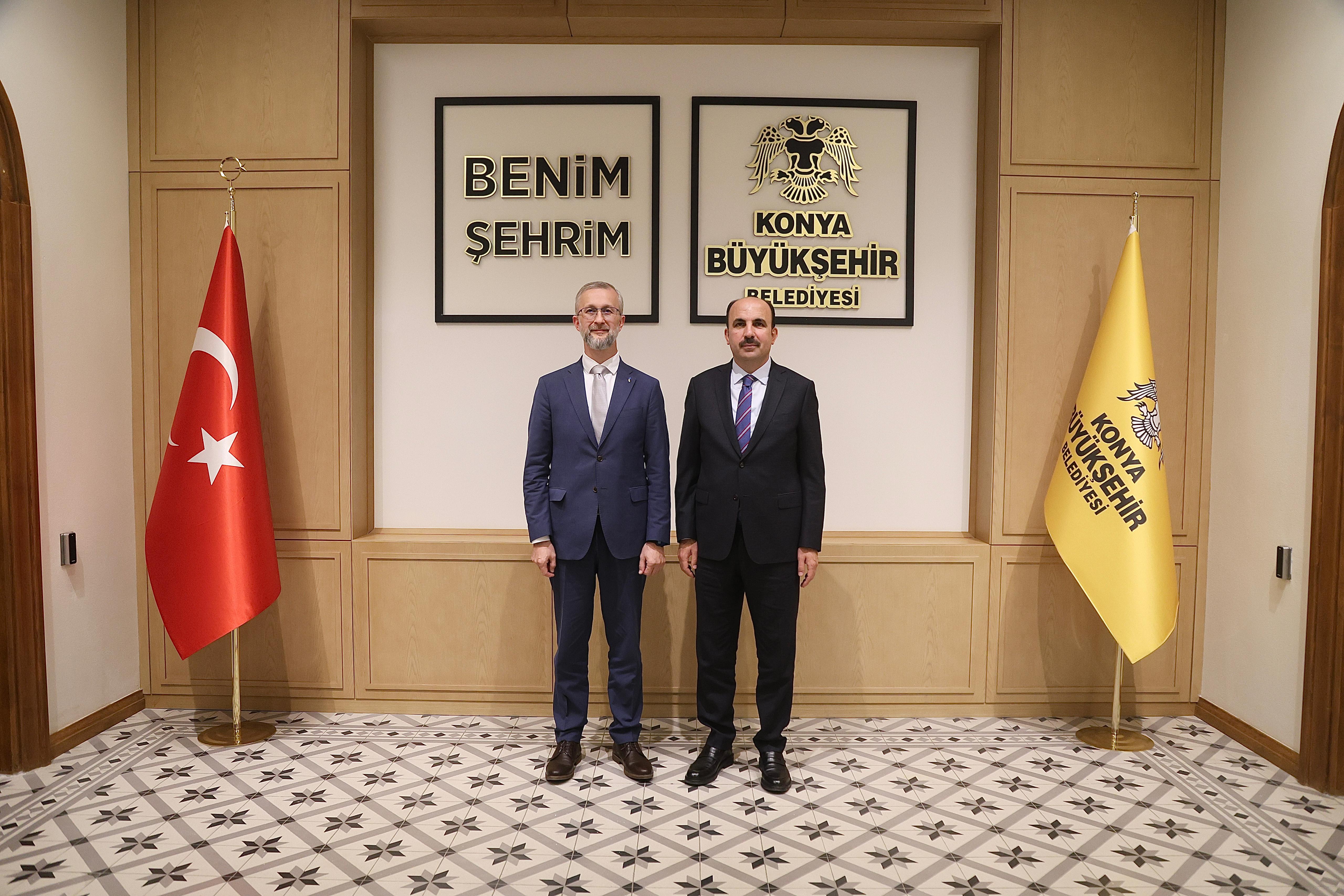 UKRAYNA’NIN ANKARA BÜYÜKELÇİSİ DZHELİAOV BAŞKAN ALTAY’I ZİYARET ETTİ