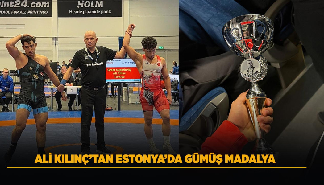 ALİ KILINÇ’TAN ESTONYA’DA GÜMÜŞ MADALYA