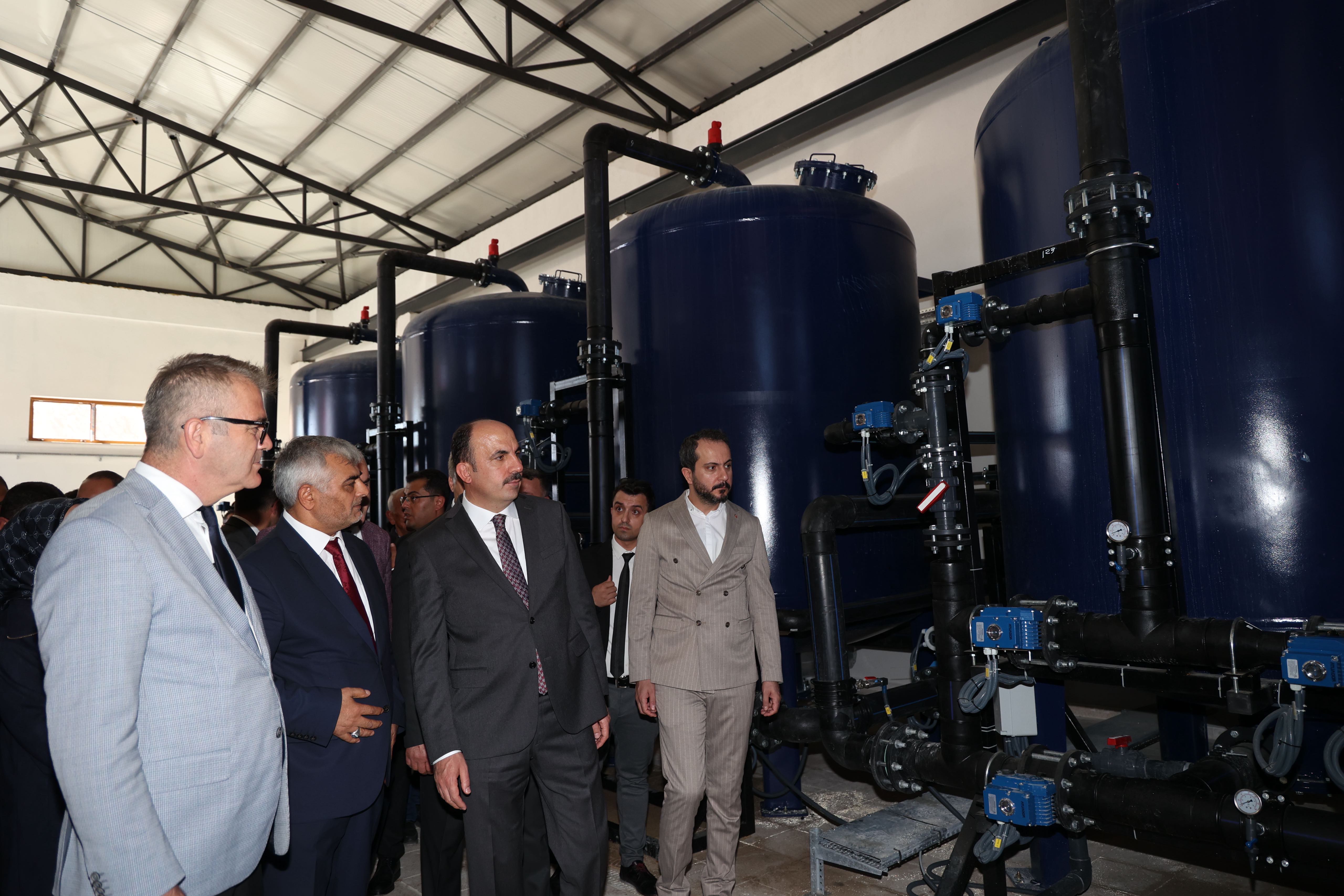 BAŞKAN ALTAY SEYDİŞEHİR’E KAZANDIRILAN 65 MİLYON LİRALIK SU YUMUŞATMA TESİSİNİ AÇTI