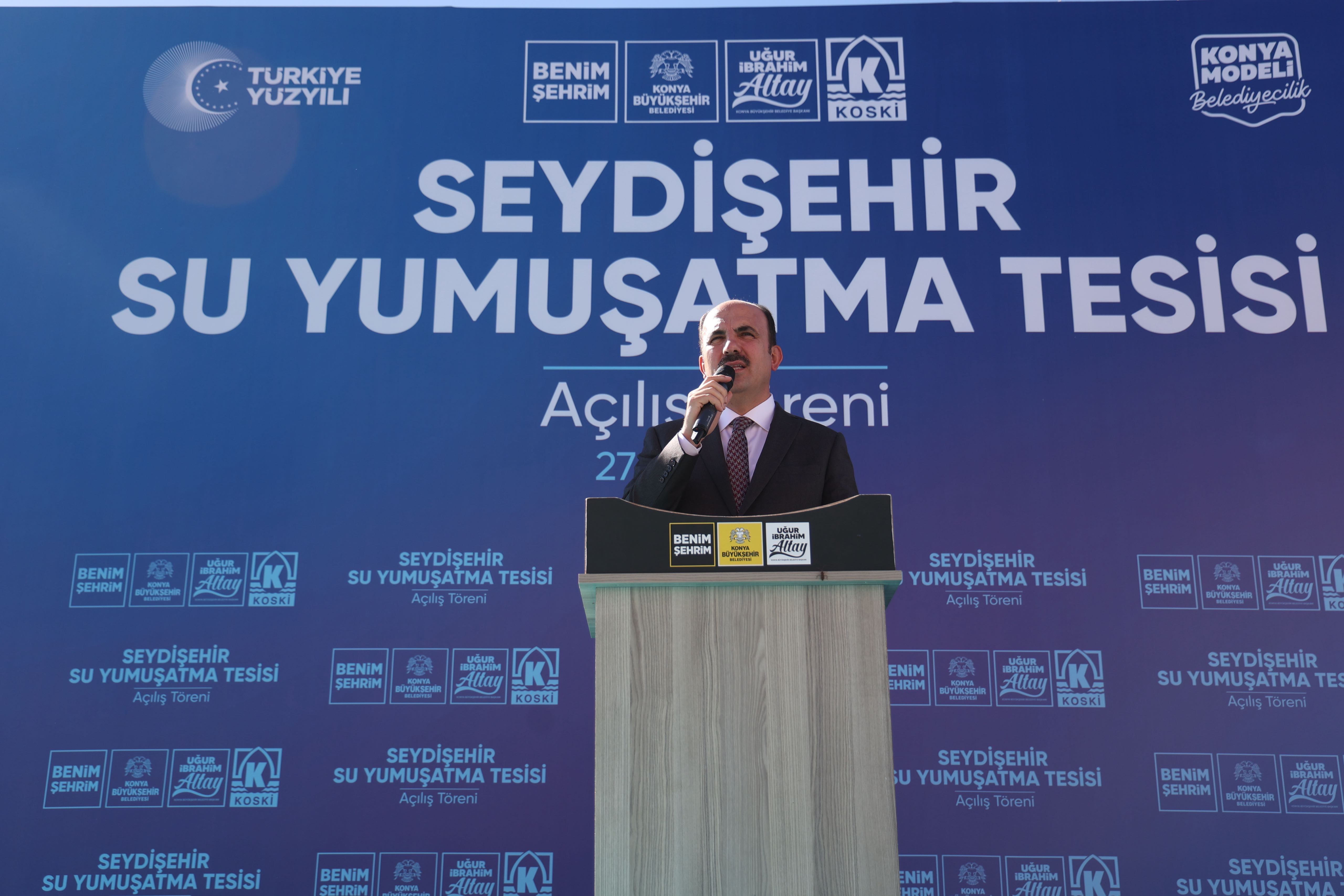 BAŞKAN ALTAY SEYDİŞEHİR’E KAZANDIRILAN 65 MİLYON LİRALIK SU YUMUŞATMA TESİSİNİ AÇTI