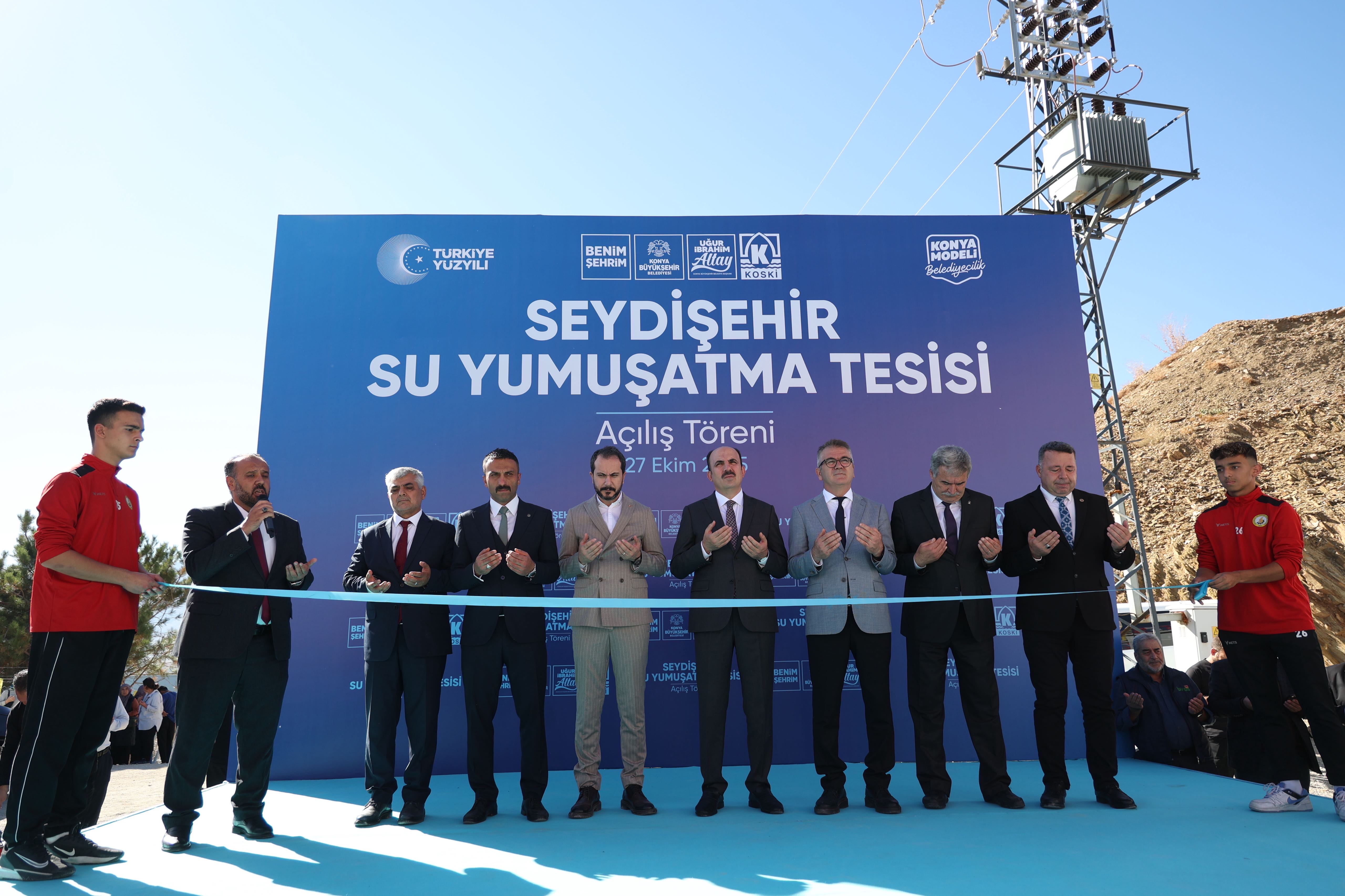 BAŞKAN ALTAY SEYDİŞEHİR’E KAZANDIRILAN 65 MİLYON LİRALIK SU YUMUŞATMA TESİSİNİ AÇTI