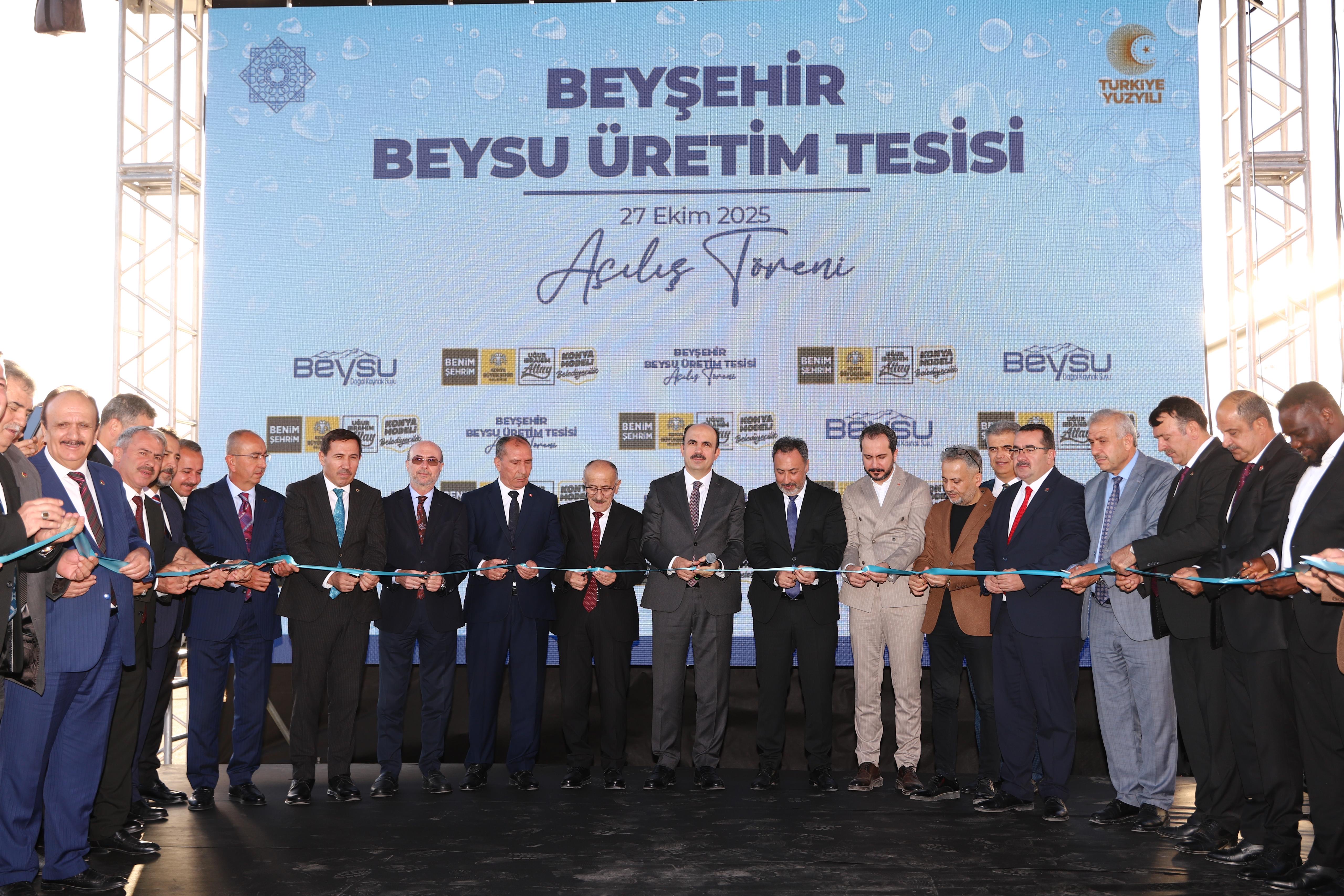 BAŞKAN ALTAY, BEYSU’NUN 1 MİLYAR 130 MİLYONLUK DEV TESİSİNİ HİZMETE AÇTI