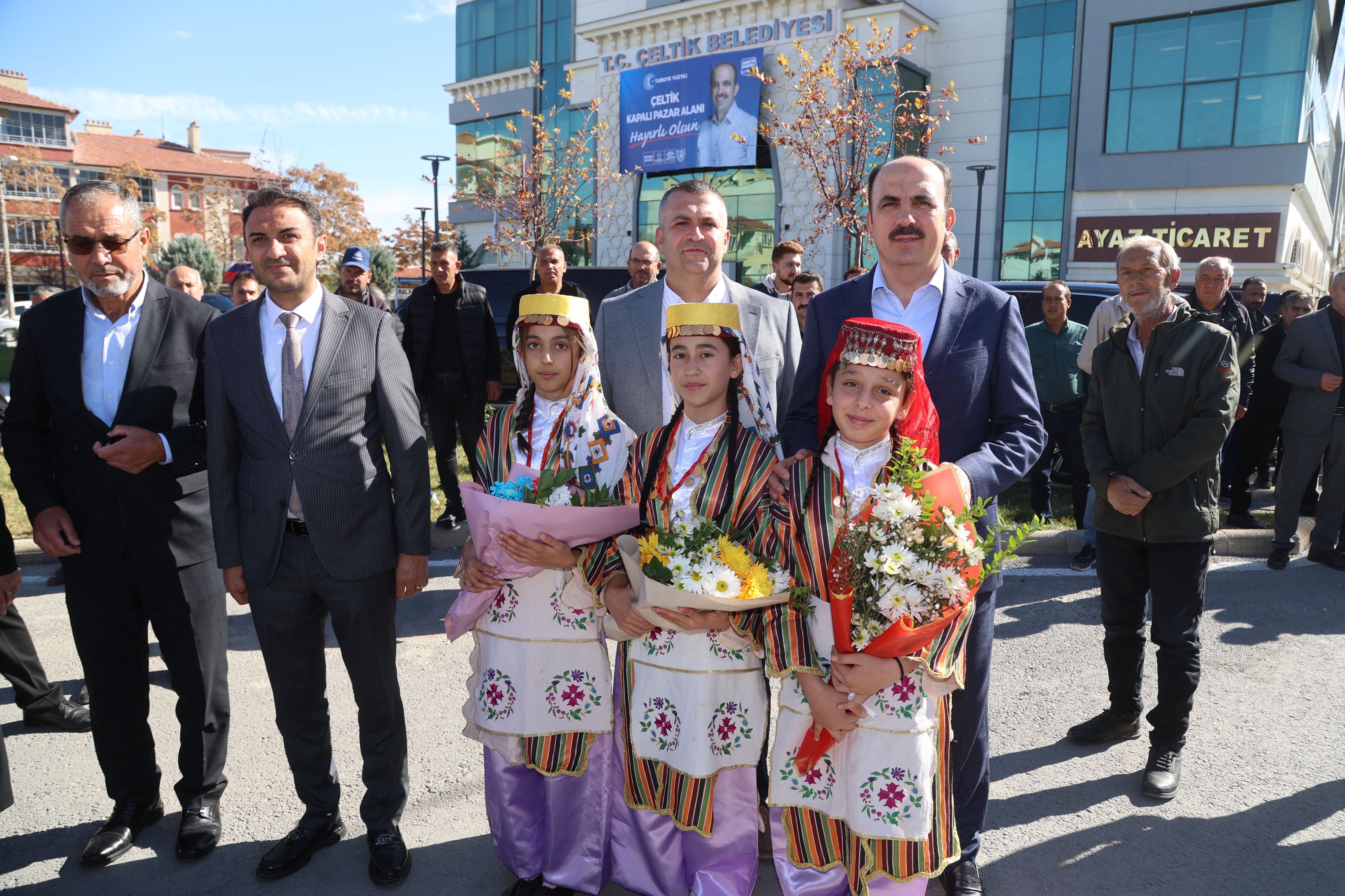 BAŞKAN ALTAY 102 MİLYON LİRA BEDELLE ÇELTİK’E KAZANDIRILAN KAPALI PAZAR YERİ’NİN AÇILIŞINI YAPTI