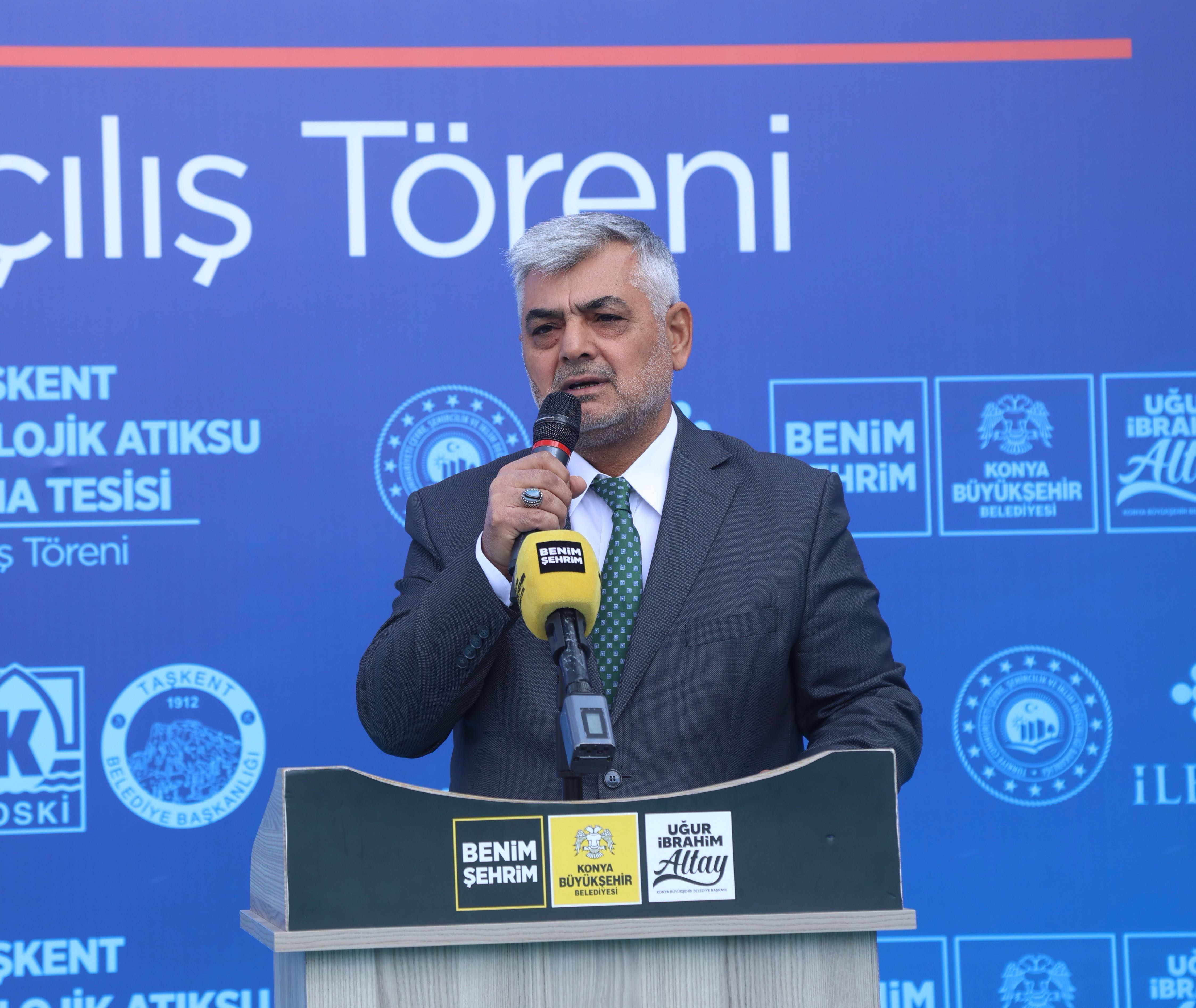 MİLLETVEKİLİ BAYKAN VE BAŞKAN ALTAY TAŞKENT İLERİ BİYOLOJİK ATIK SU ARITMA TESİSİ’NİN AÇILIŞINI YAPTI