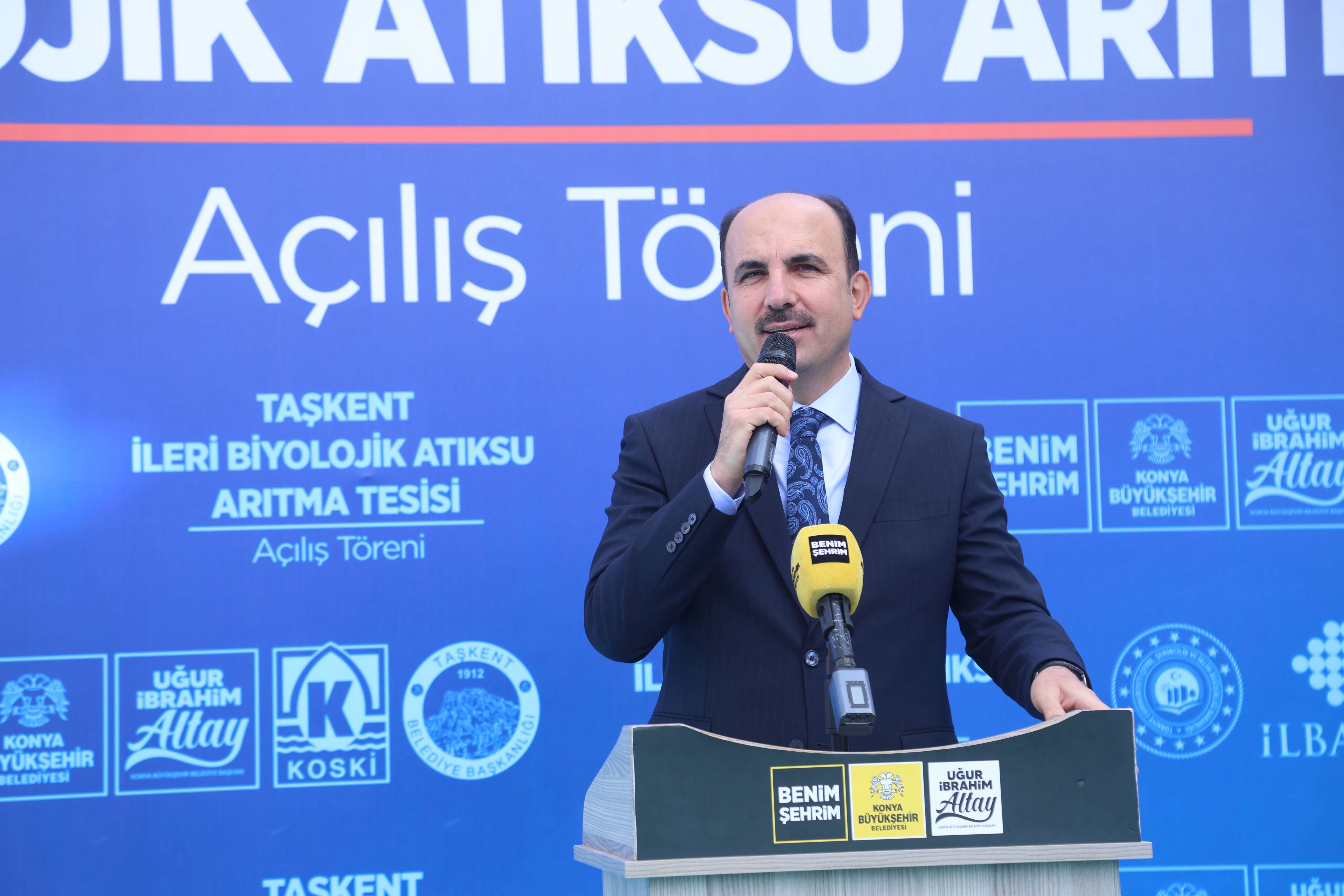 MİLLETVEKİLİ BAYKAN VE BAŞKAN ALTAY TAŞKENT İLERİ BİYOLOJİK ATIK SU ARITMA TESİSİ’NİN AÇILIŞINI YAPTI