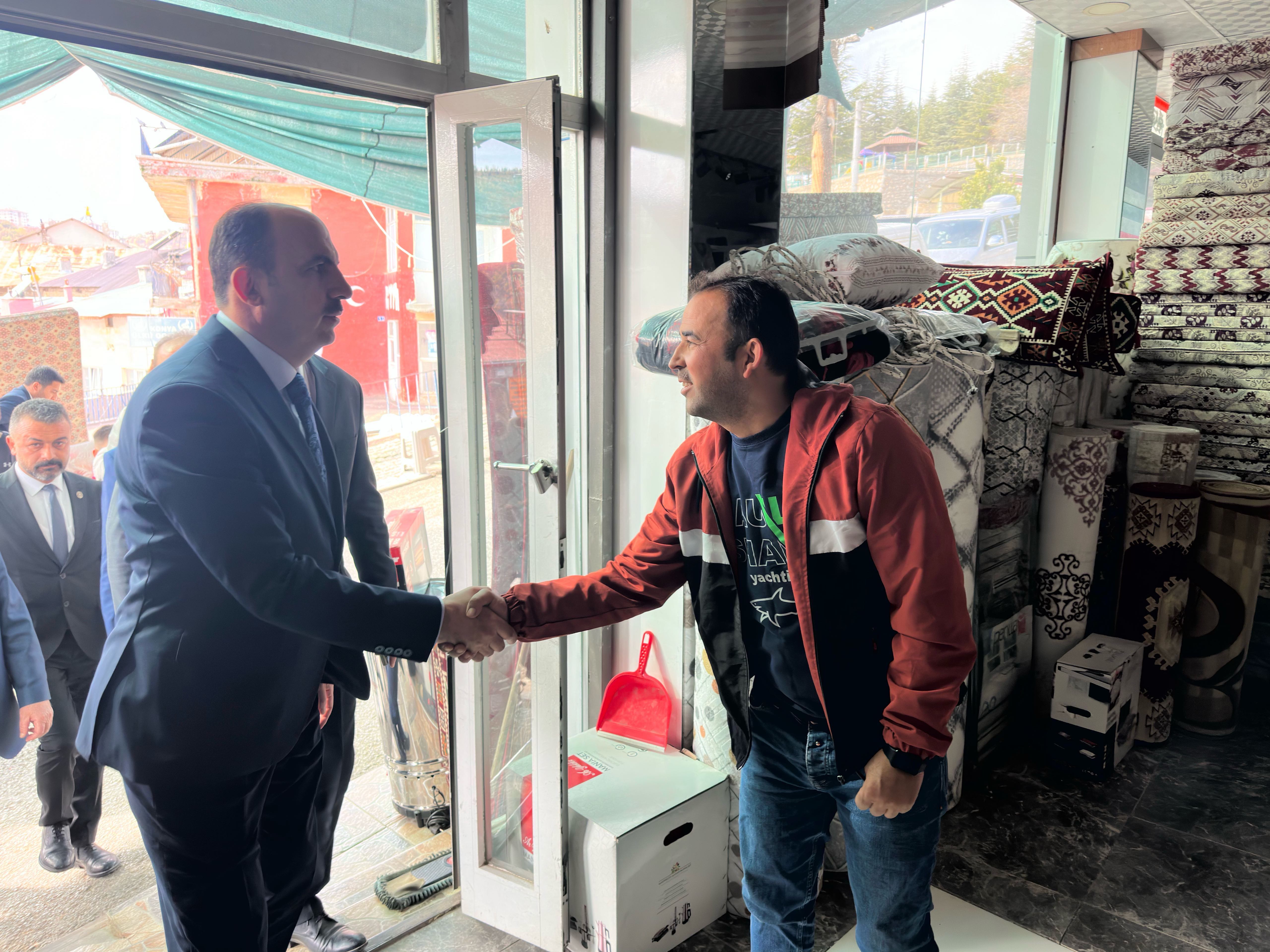 BAŞKAN ALTAY HADİM’DE YATIRIM İNCELEMESİ YAPARAK ZİYARETLER GERÇEKLEŞTİRDİ