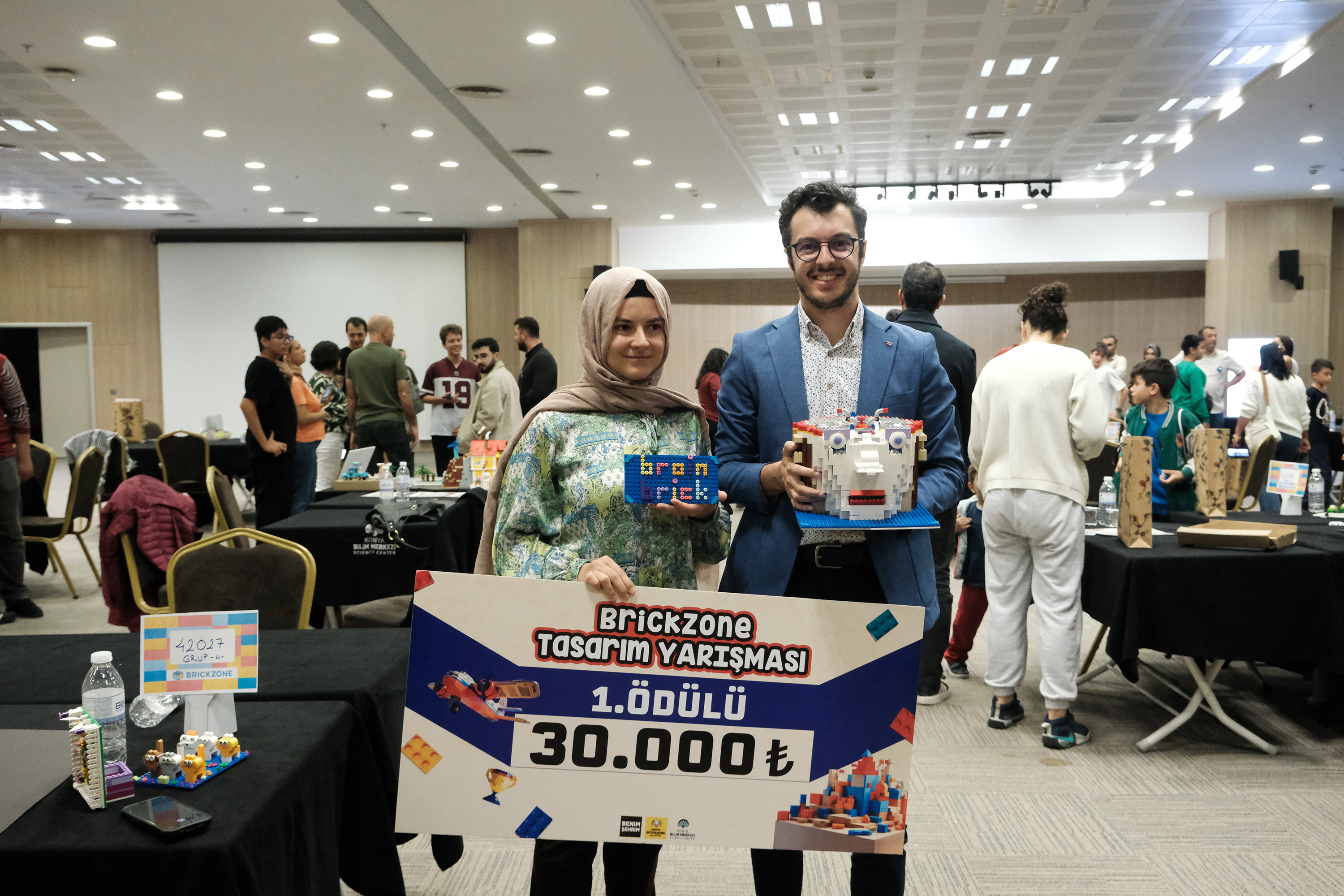 KONYA BİLİM MERKEZİ’NDEKİ BRİCKZONE TASARIM YARIŞMASI TAMAMLANDI