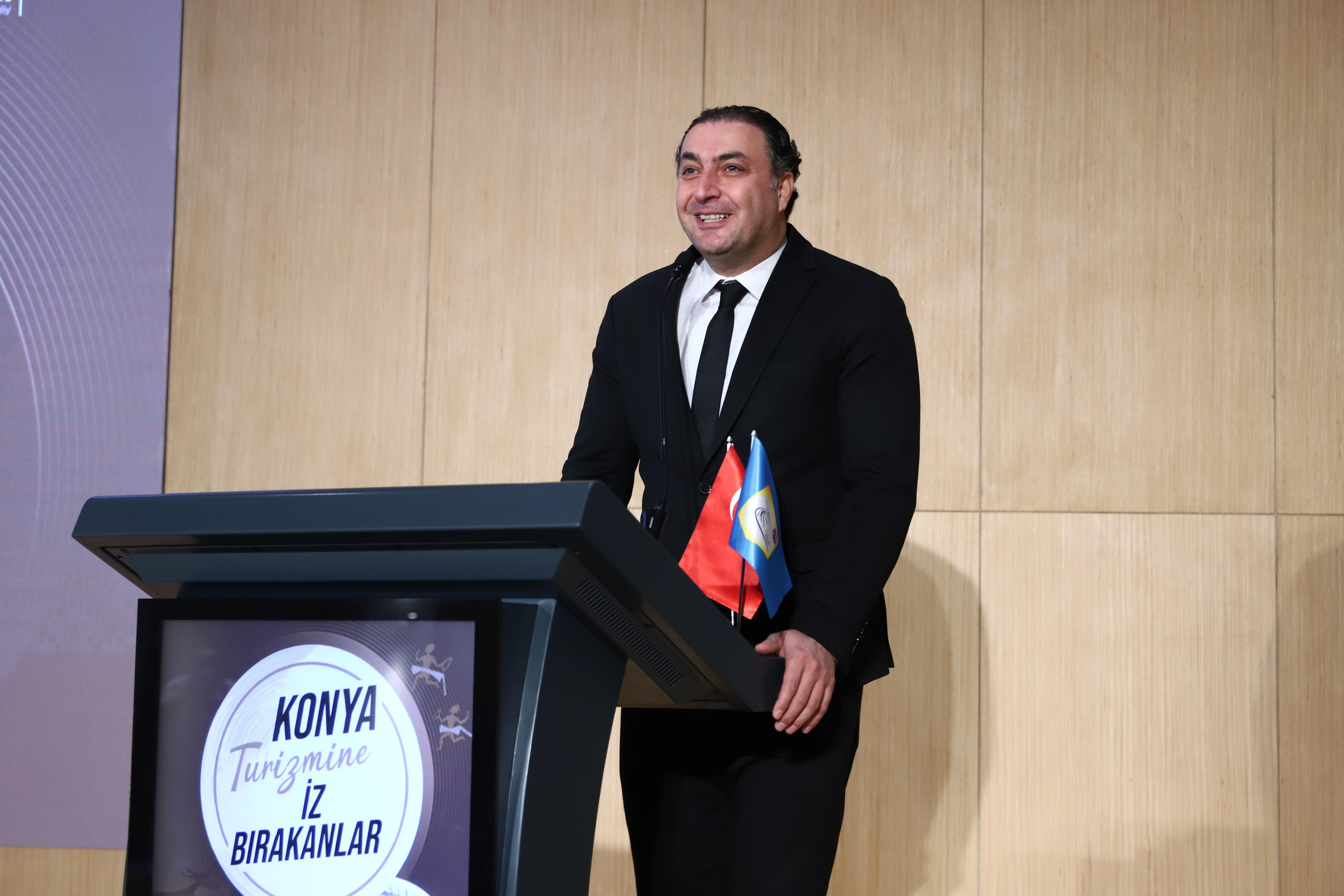 KONYA BÜYÜKŞEHİR, TURİZM BULUŞMALARINDA ÇATALHÖYÜK’ÜN ESKİ KAZI BAŞKANI PROF. HODDER’İ AĞIRLADI