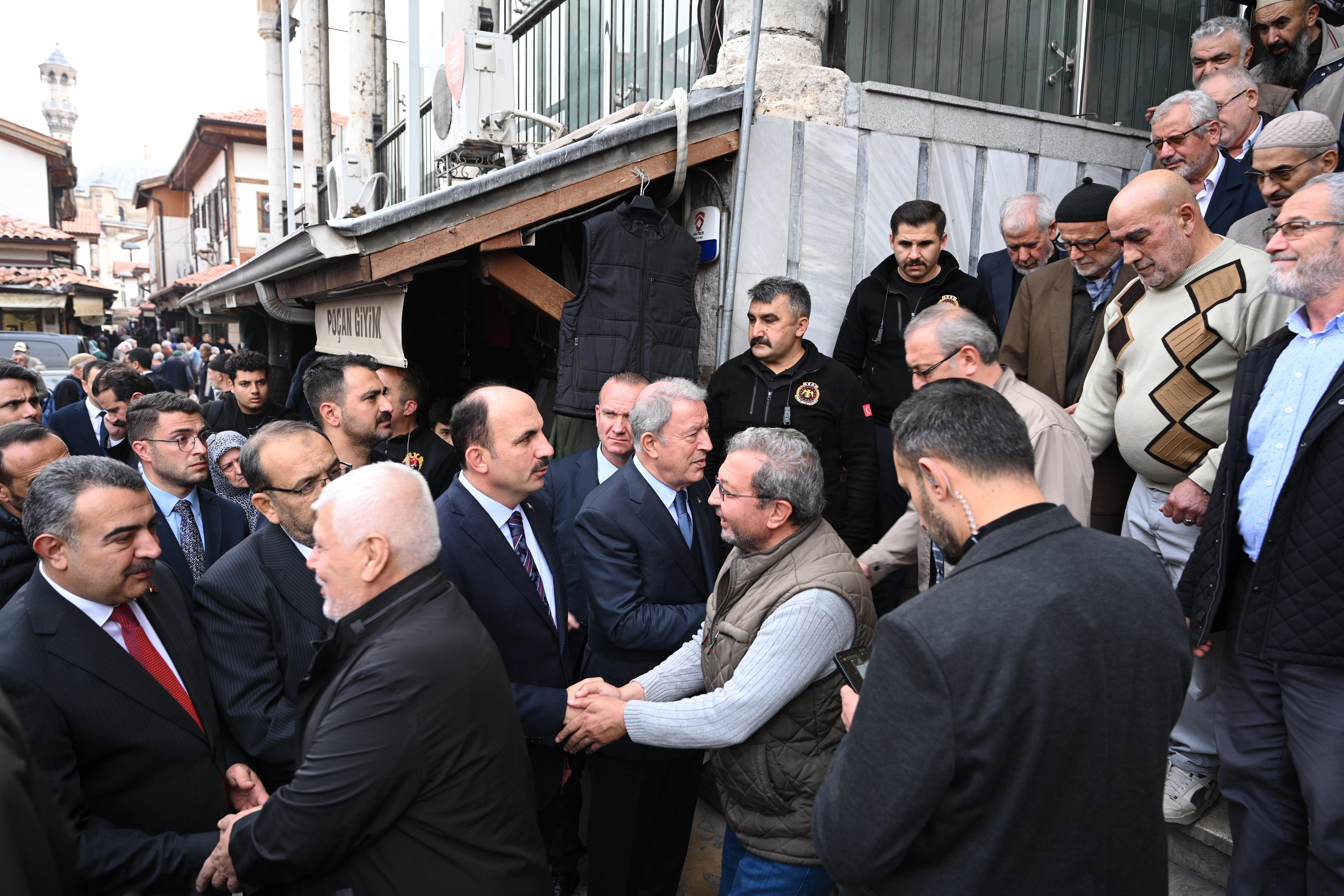 TBMM MİLLİ SAVUNMA KOMİSYONU BAŞKANI AKAR BAŞKAN ALTAY’I ZİYARET ETTİ