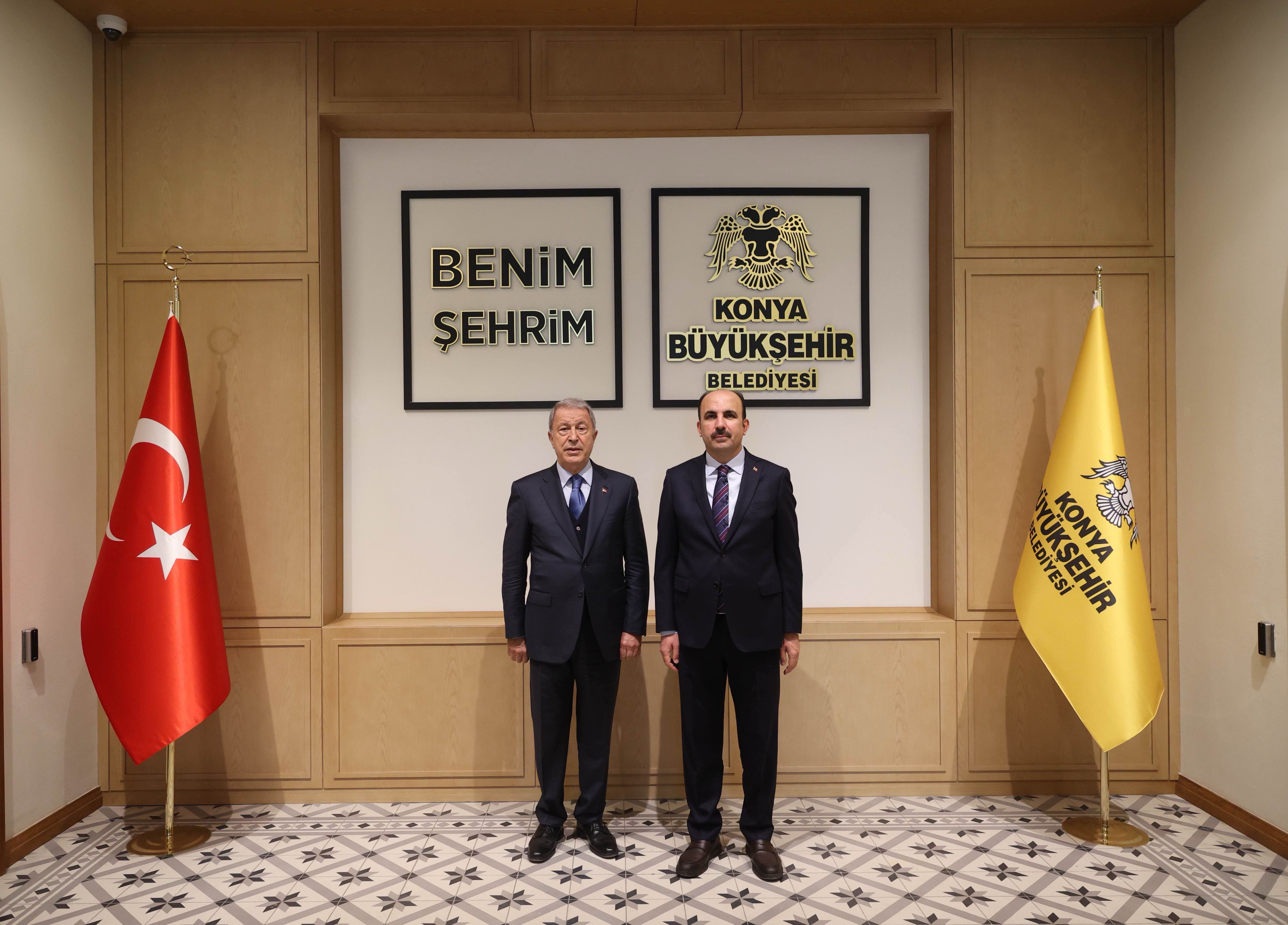 TBMM MİLLİ SAVUNMA KOMİSYONU BAŞKANI AKAR BAŞKAN ALTAY’I ZİYARET ETTİ