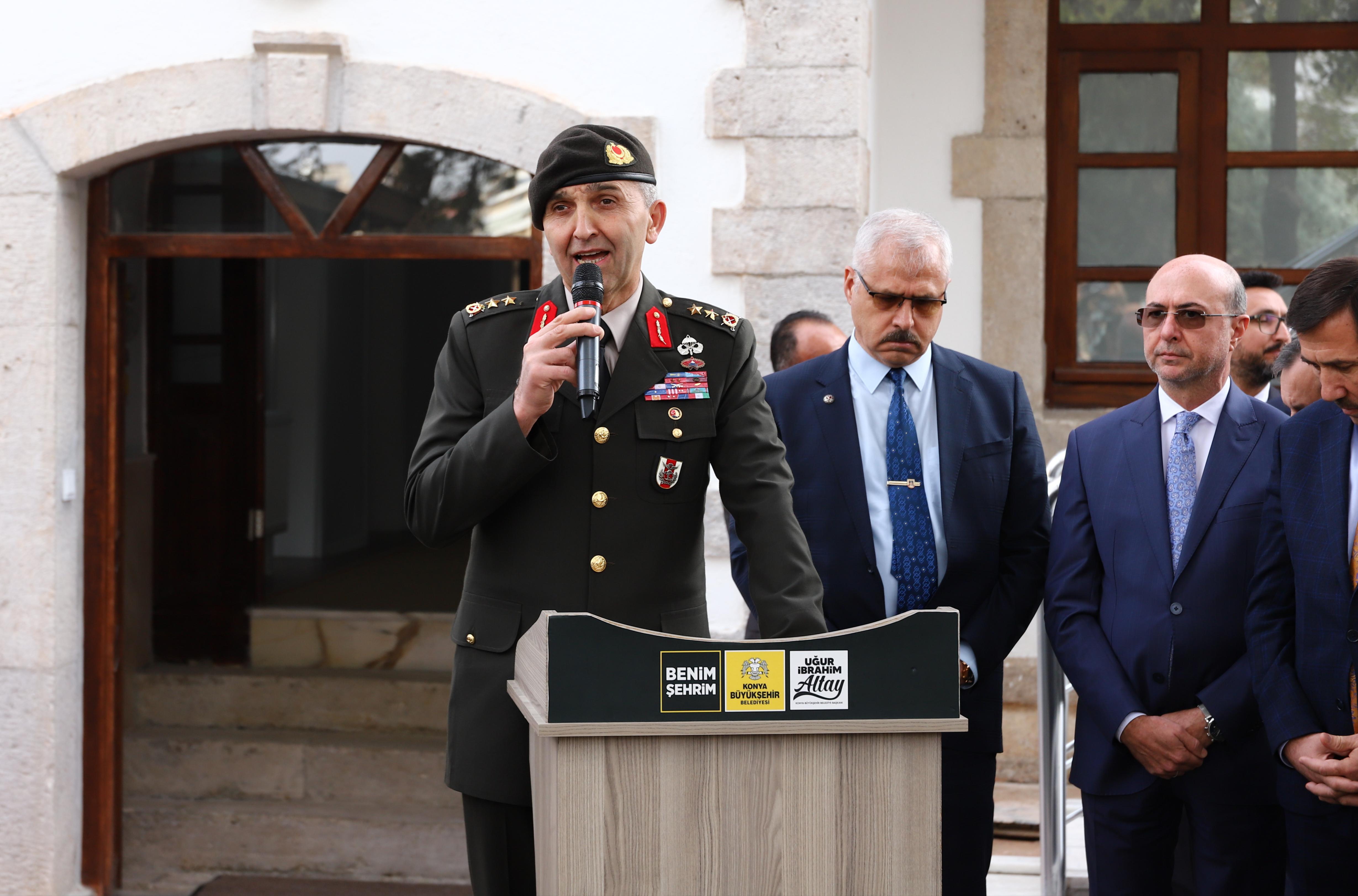 KONYA BÜYÜKŞEHİR TARAFINDAN YENİLENEN ŞEHİT AİLELERİ DERNEĞİ BİNASININ AÇILIŞI DUALARLA YAPILDI