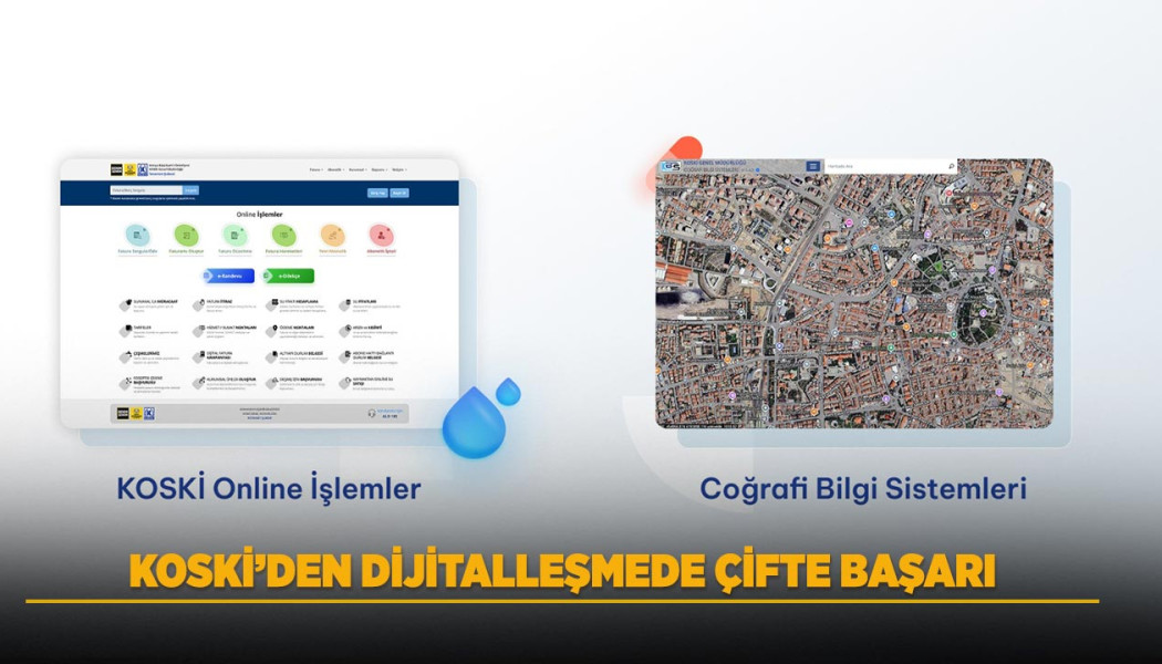 KOSKİ’DEN DİJİTALLEŞMEDE ÇİFTE BAŞARI