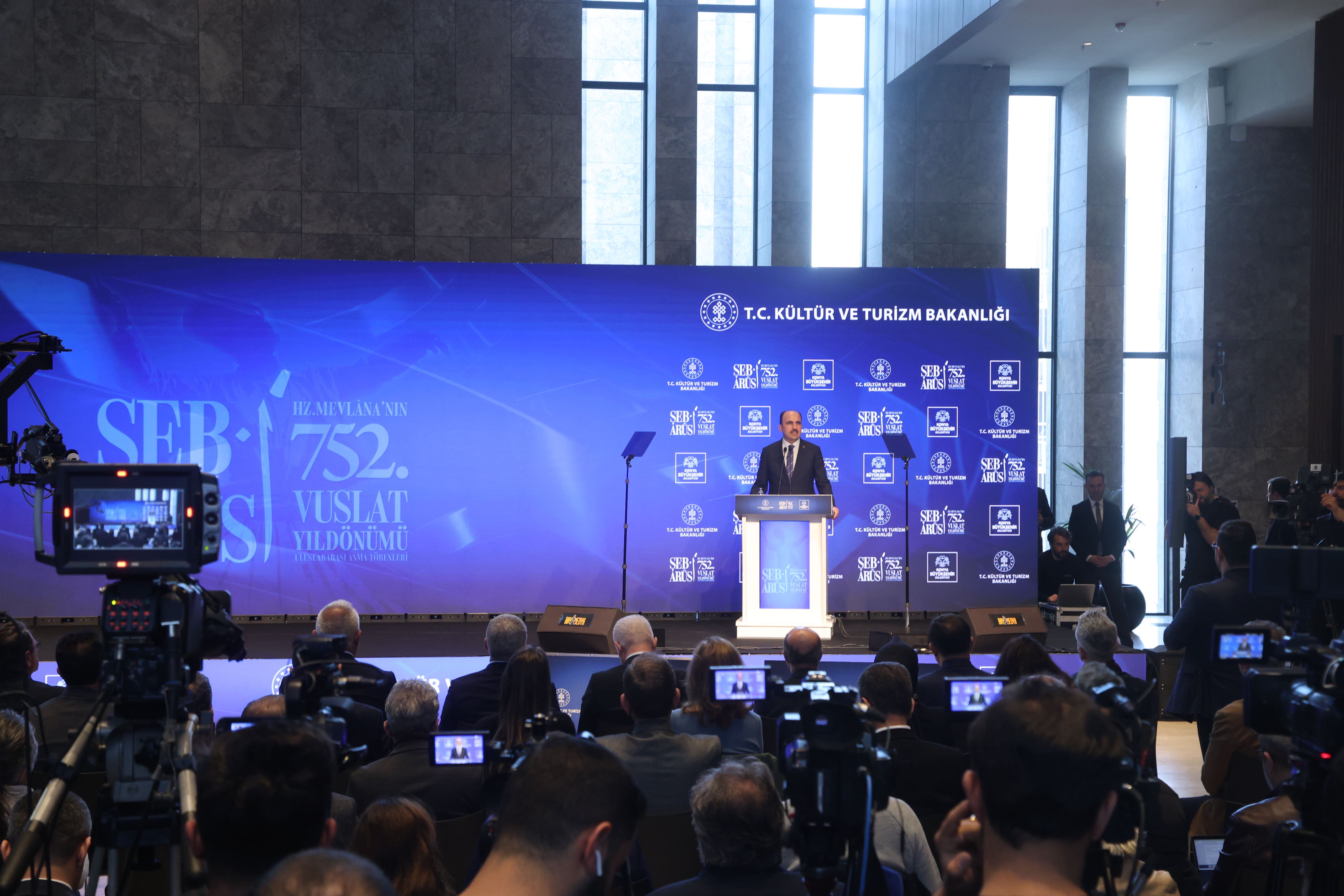 752. VUSLAT YIL DÖNÜMÜ ULUSLARARASI ANMA TÖRENLERİ BAKAN ERSOY’UN KATILDIĞI PROGRAMLA TANITILDI