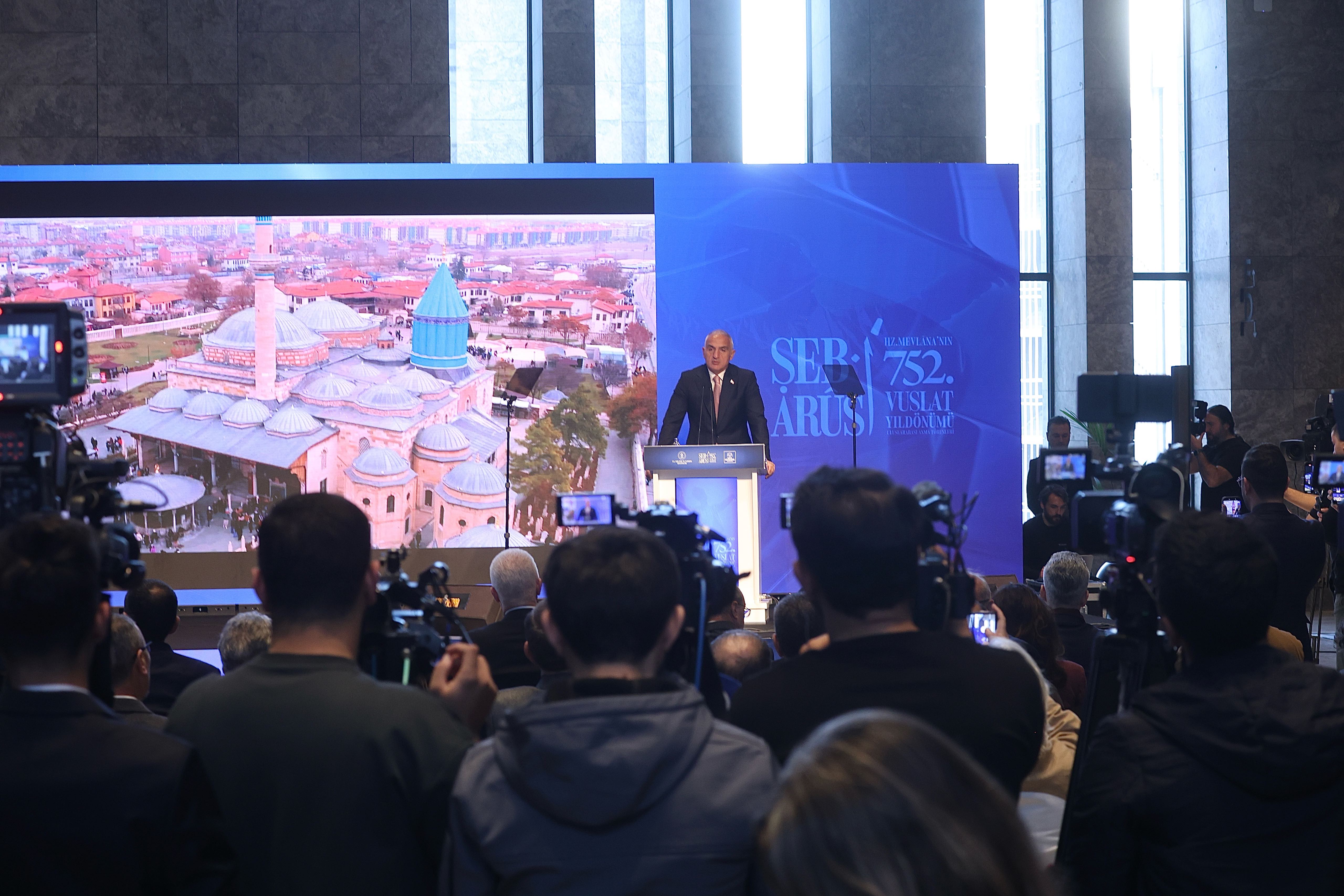 752. VUSLAT YIL DÖNÜMÜ ULUSLARARASI ANMA TÖRENLERİ BAKAN ERSOY’UN KATILDIĞI PROGRAMLA TANITILDI