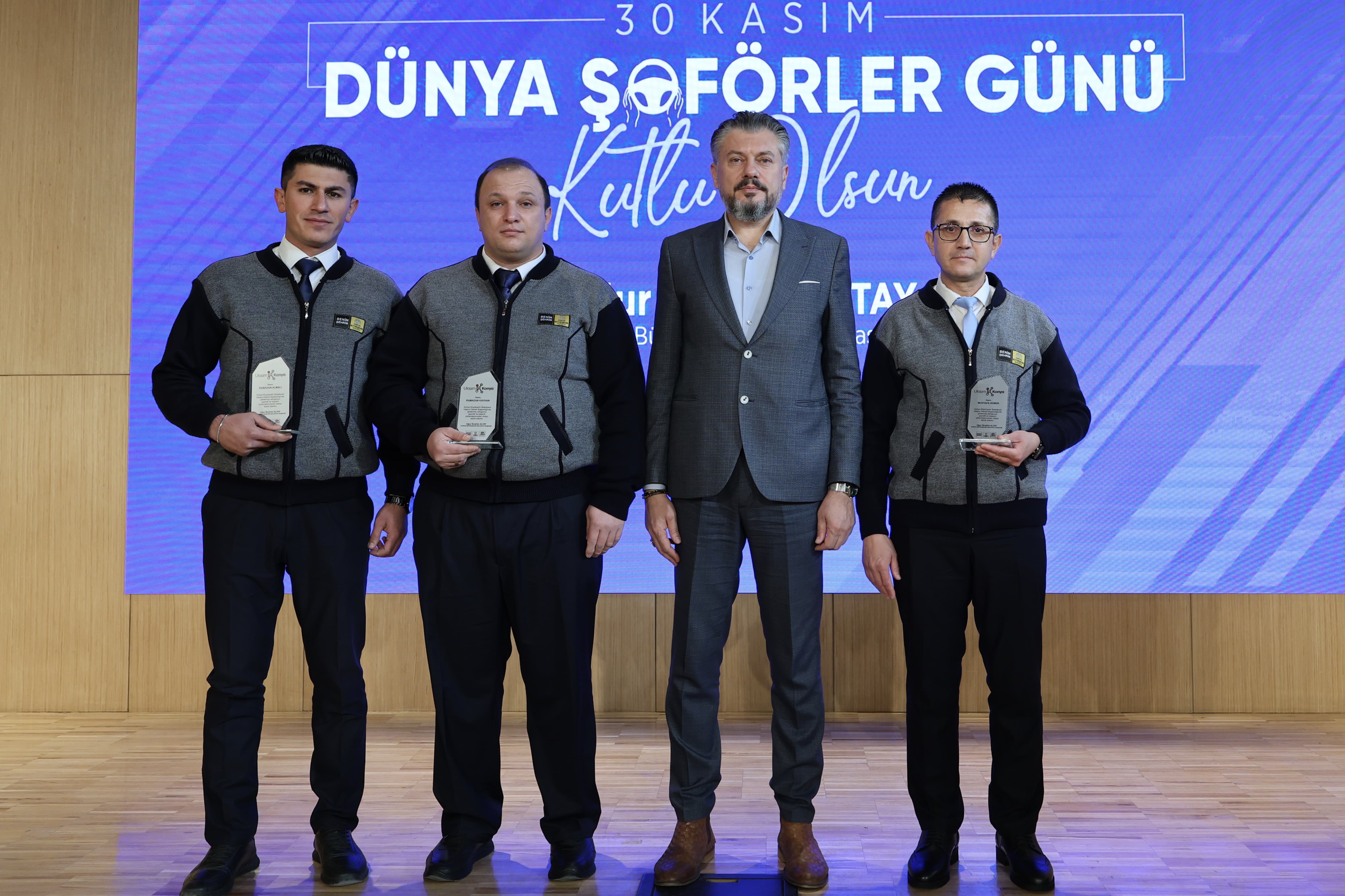 KONYA BÜYÜKŞEHİR “30 KASIM DÜNYA ŞOFÖRLER GÜNÜ" KUTLAMA PROGRAMI DÜZENLEDİ