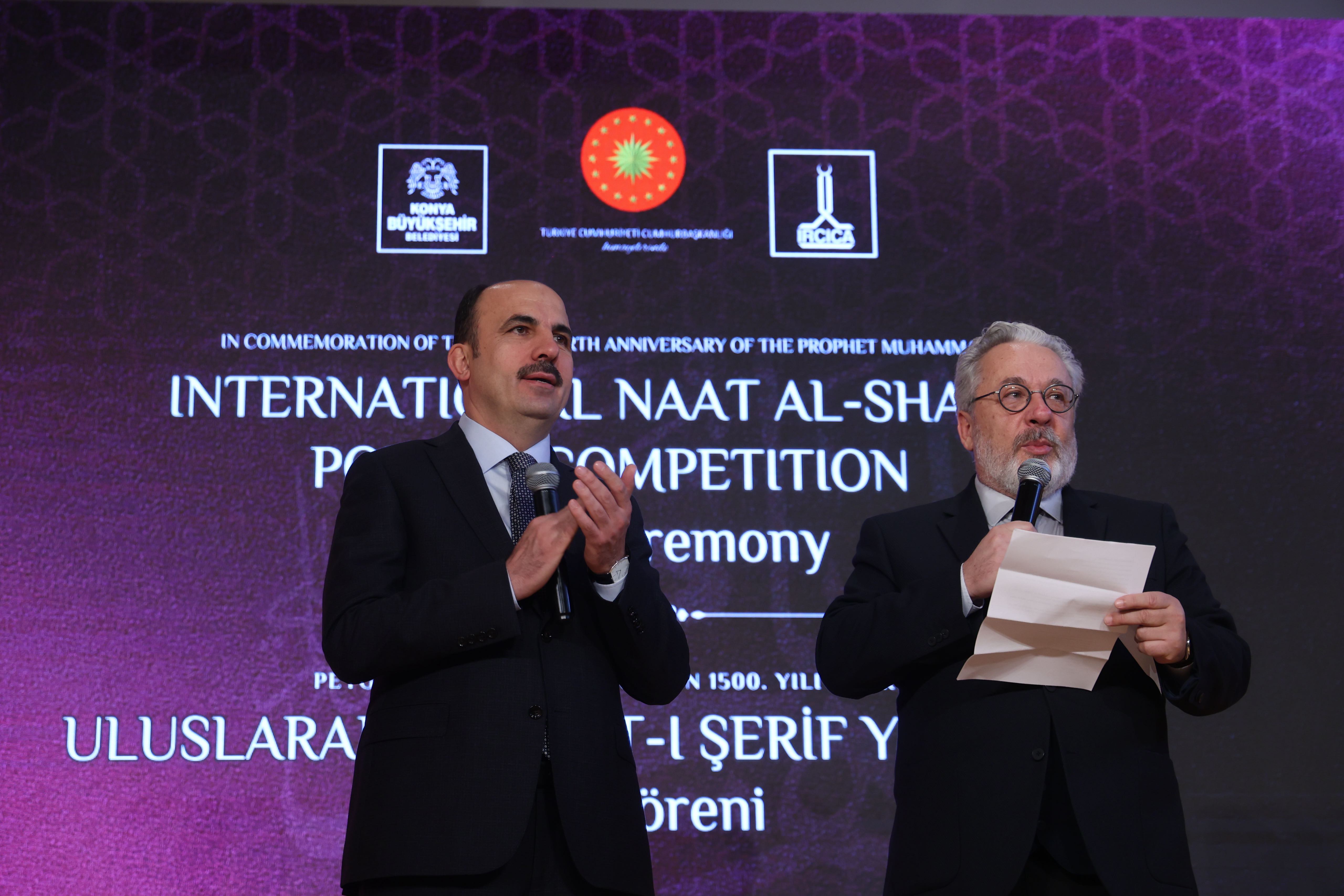 KONYA BÜYÜKŞEHİR’İN DESTEKLEDİĞİ “ULUSLARARASI NAAT-I ŞERİF YARIŞMASI”NDA ÖDÜLLER SAHİPLERİNİ BULDU