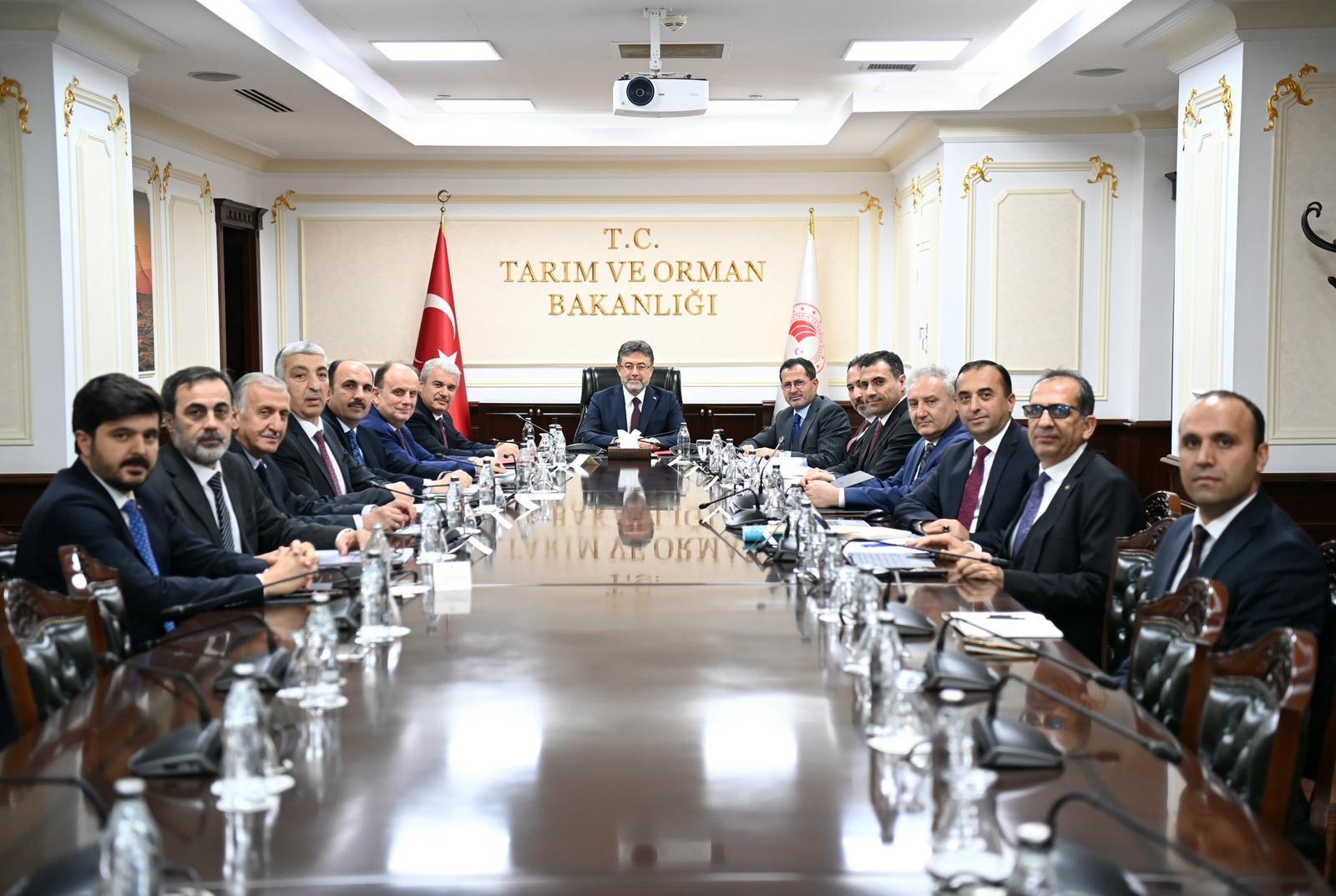 KONYA PROTOKOLÜ ANKARA’DA BAKAN YUMAKLI İLE BİR ARAYA GELDİ