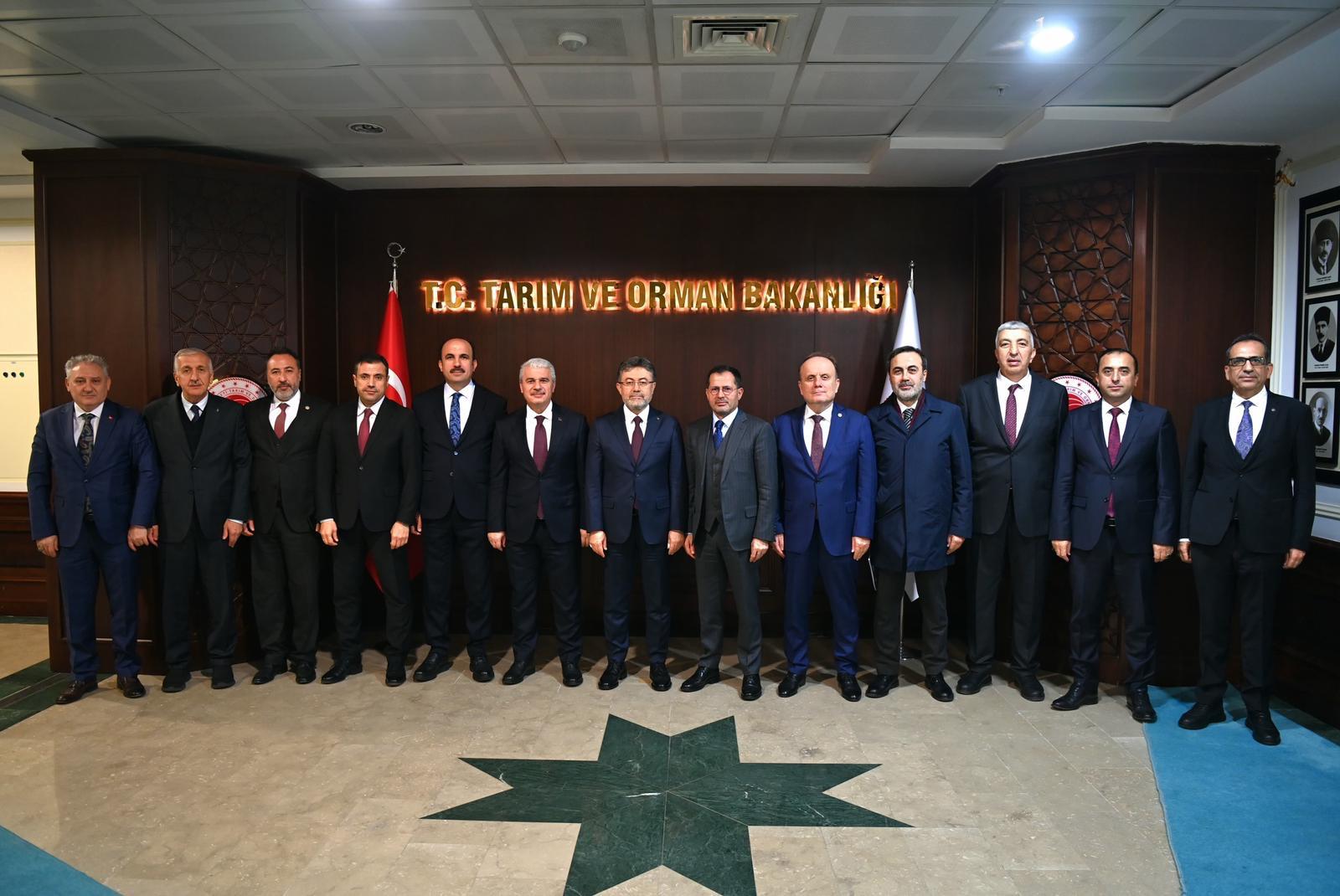 KONYA PROTOKOLÜ ANKARA’DA BAKAN YUMAKLI İLE BİR ARAYA GELDİ