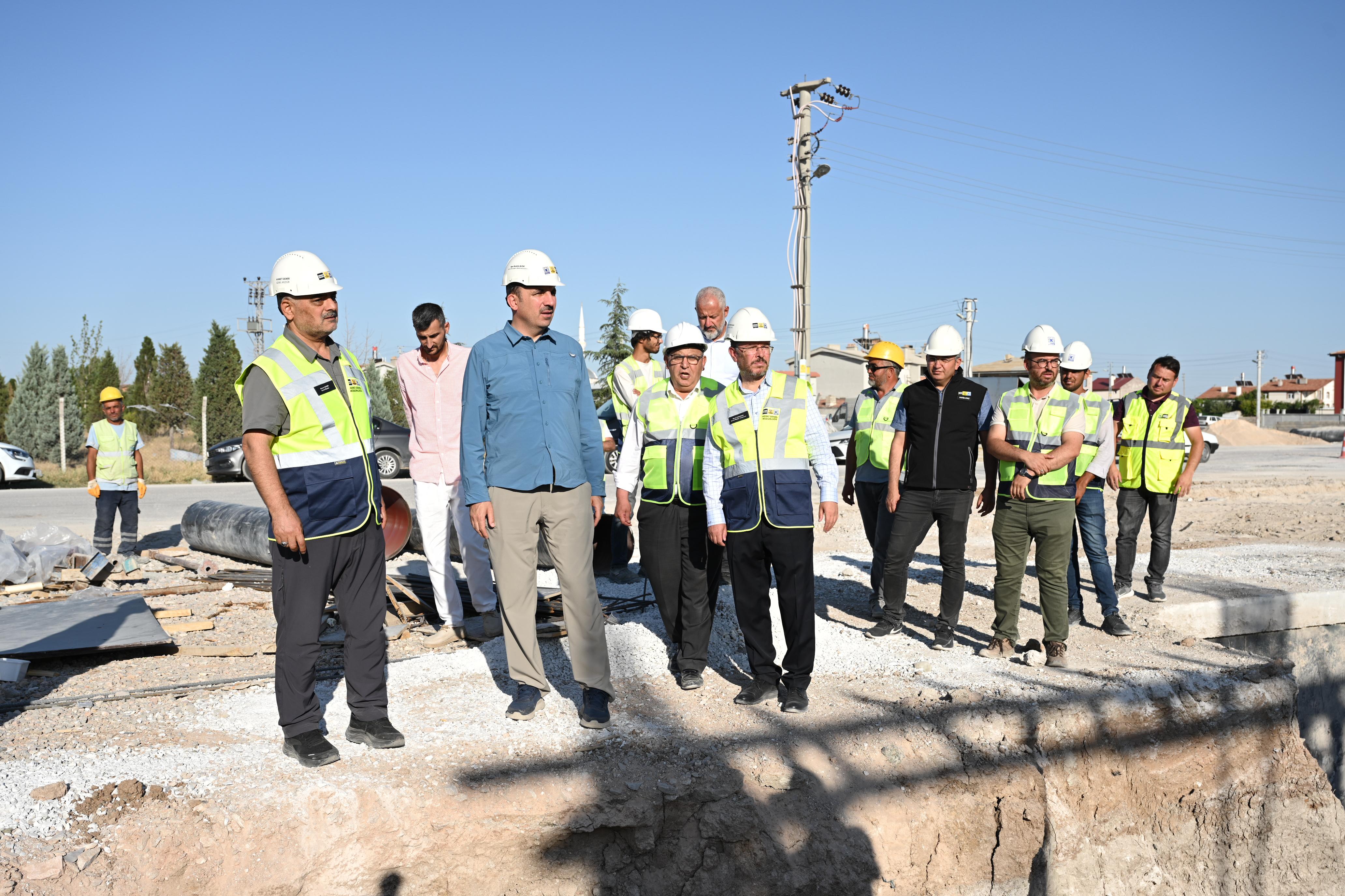 KONYA BÜYÜKŞEHİR’DEN 282 KM YENİ SU VE KANALİZASYON ŞEBEKESİ