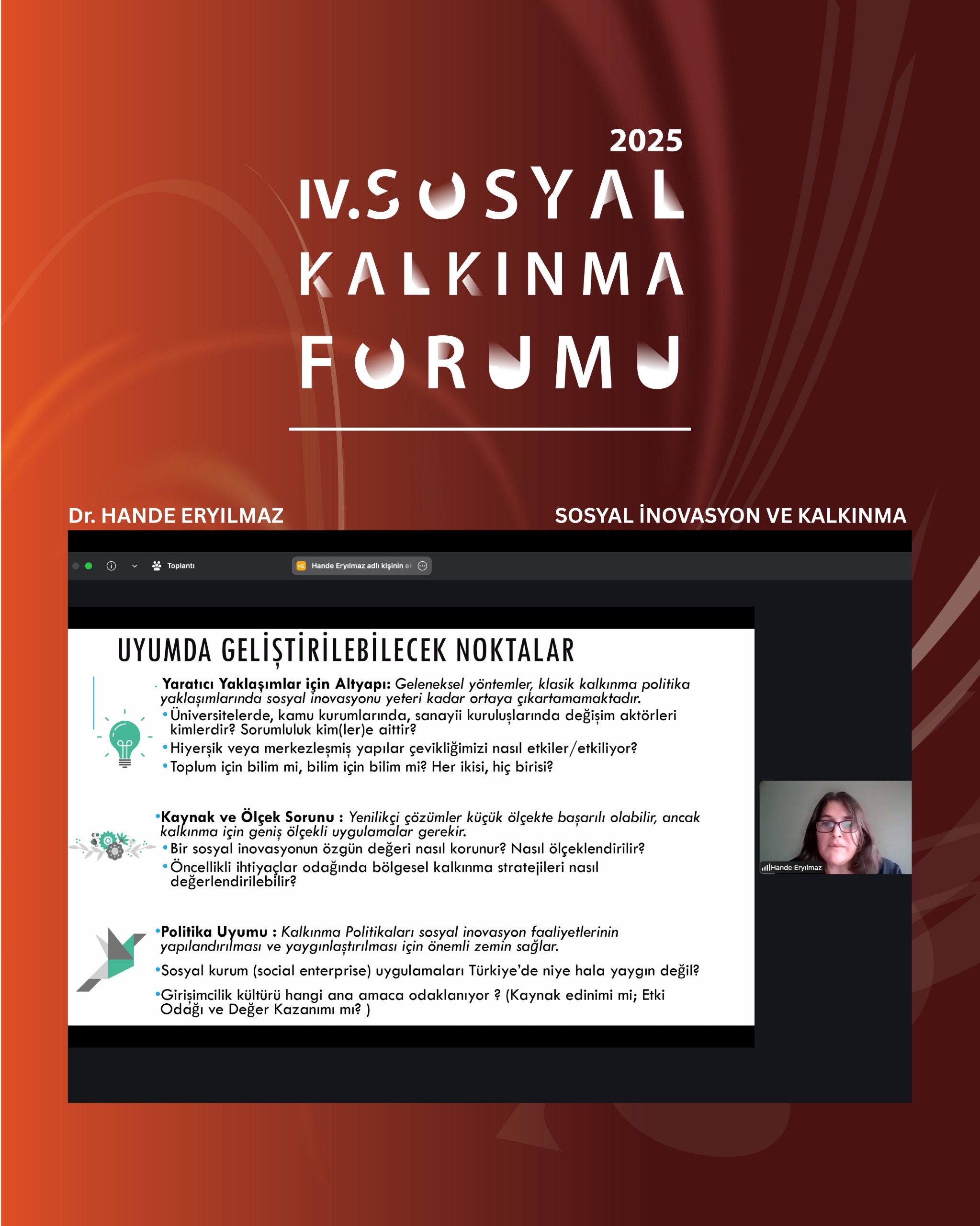 SİA YÜRÜTÜCÜLÜĞÜNDE “4. SOSYAL KALKINMA FORUMU” GERÇEKLEŞTİRİLDİ