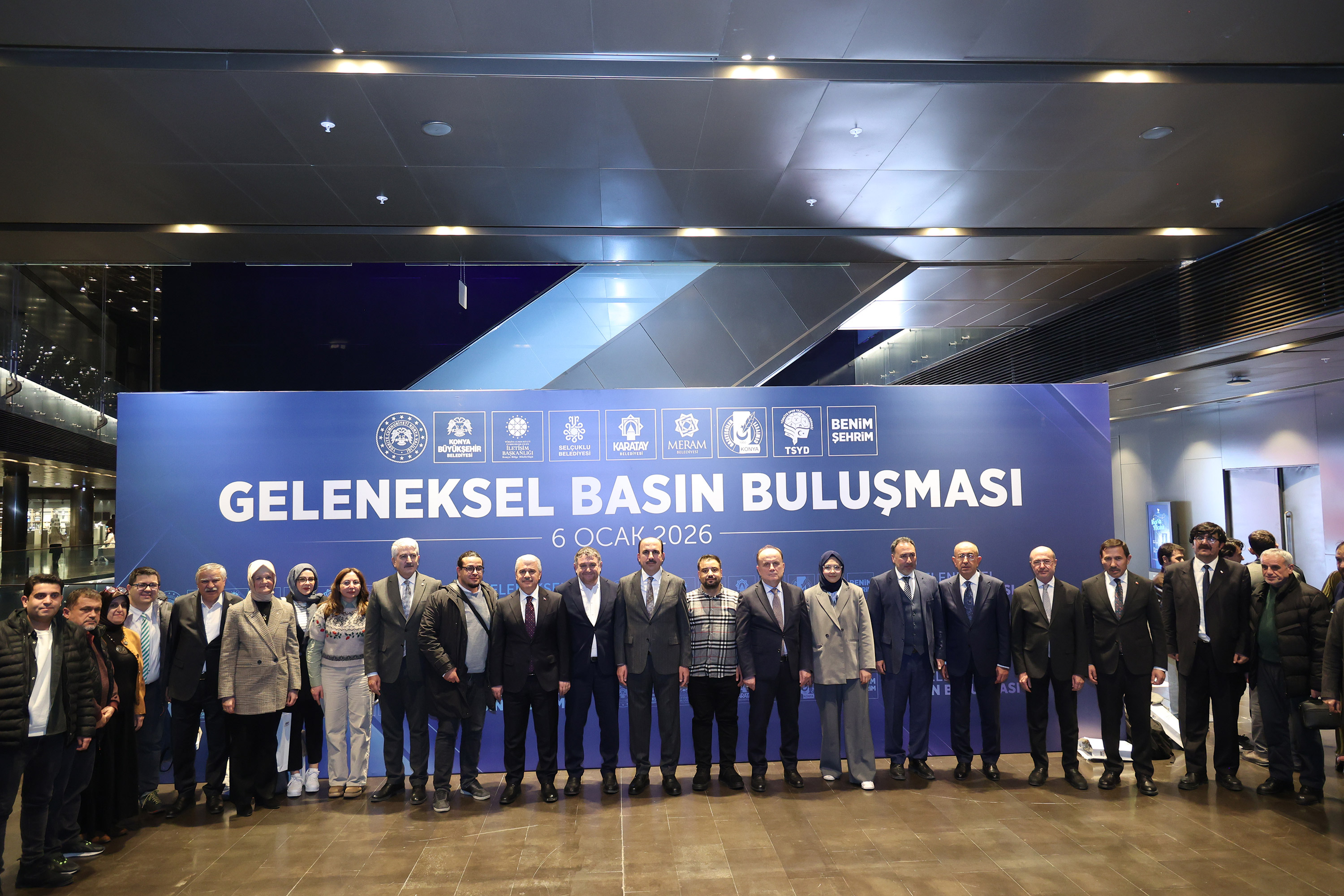 KONYA BASIN CAMİASI GELENEKSEL BASIN BULUŞMASI’NDA BİR ARAYA GELDİ